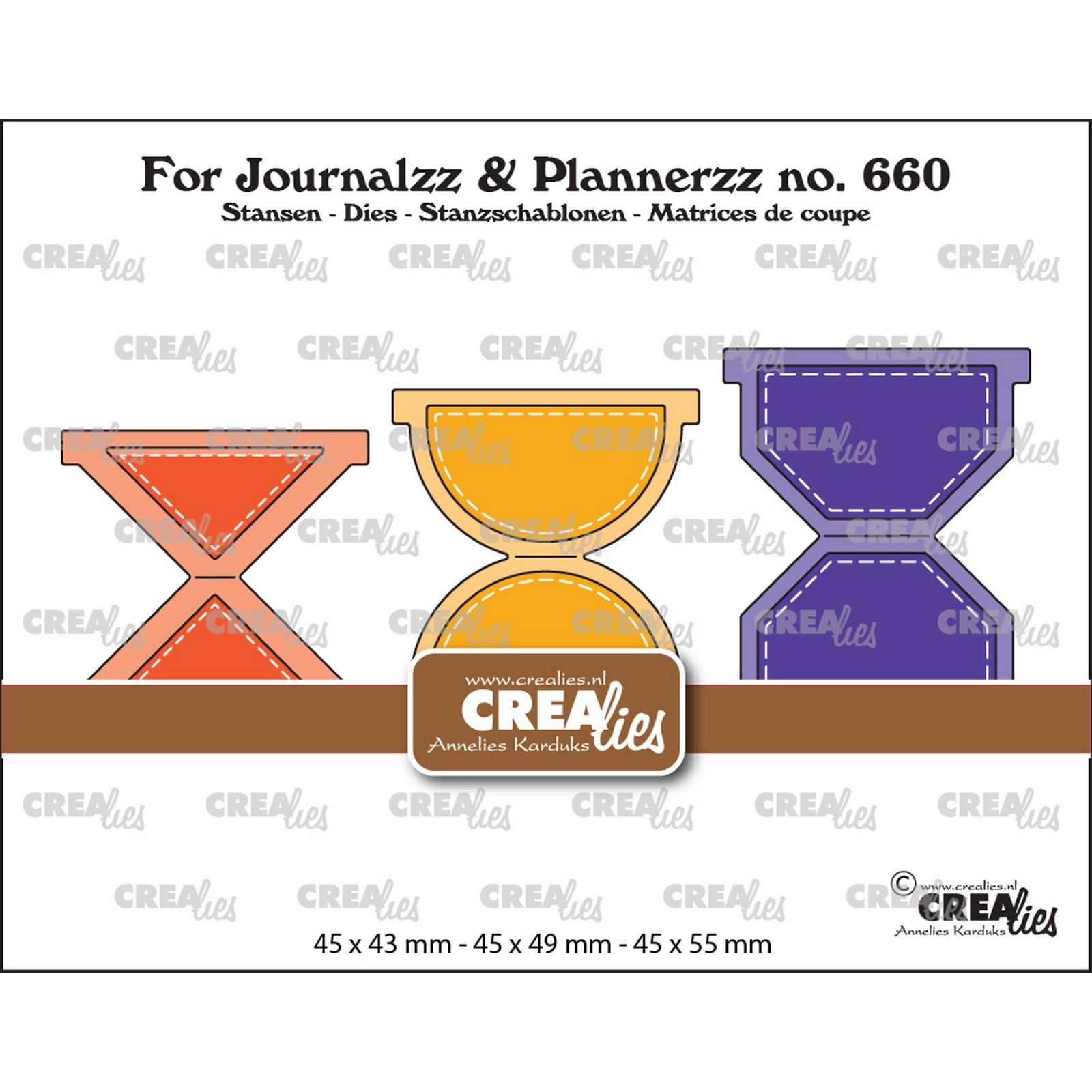 Crealies • Journalzz & Plannerzz Tabs Set A