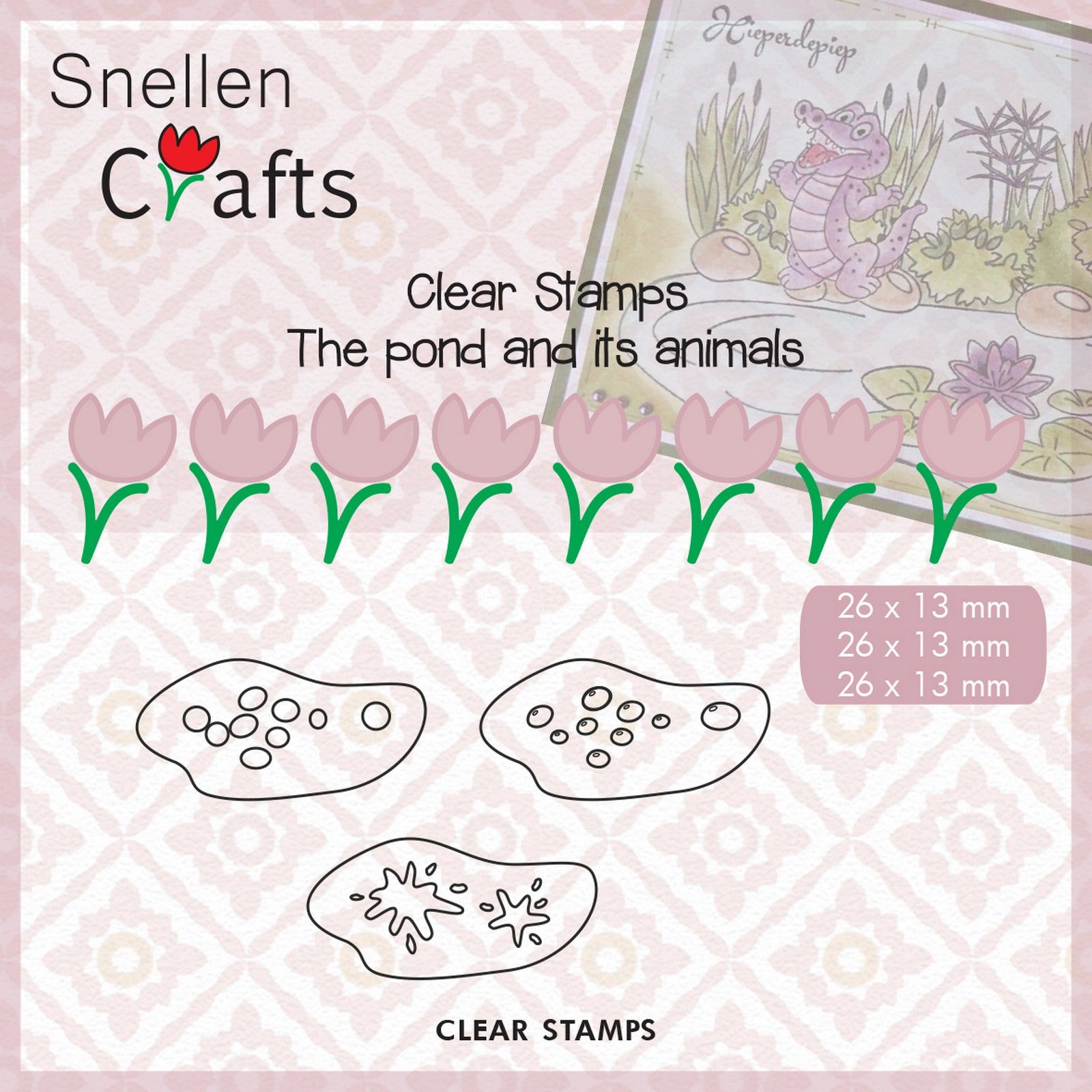 Nellie's Choice • Snellen Crafts Pond-Life Clear Stamps Air-Bubbles