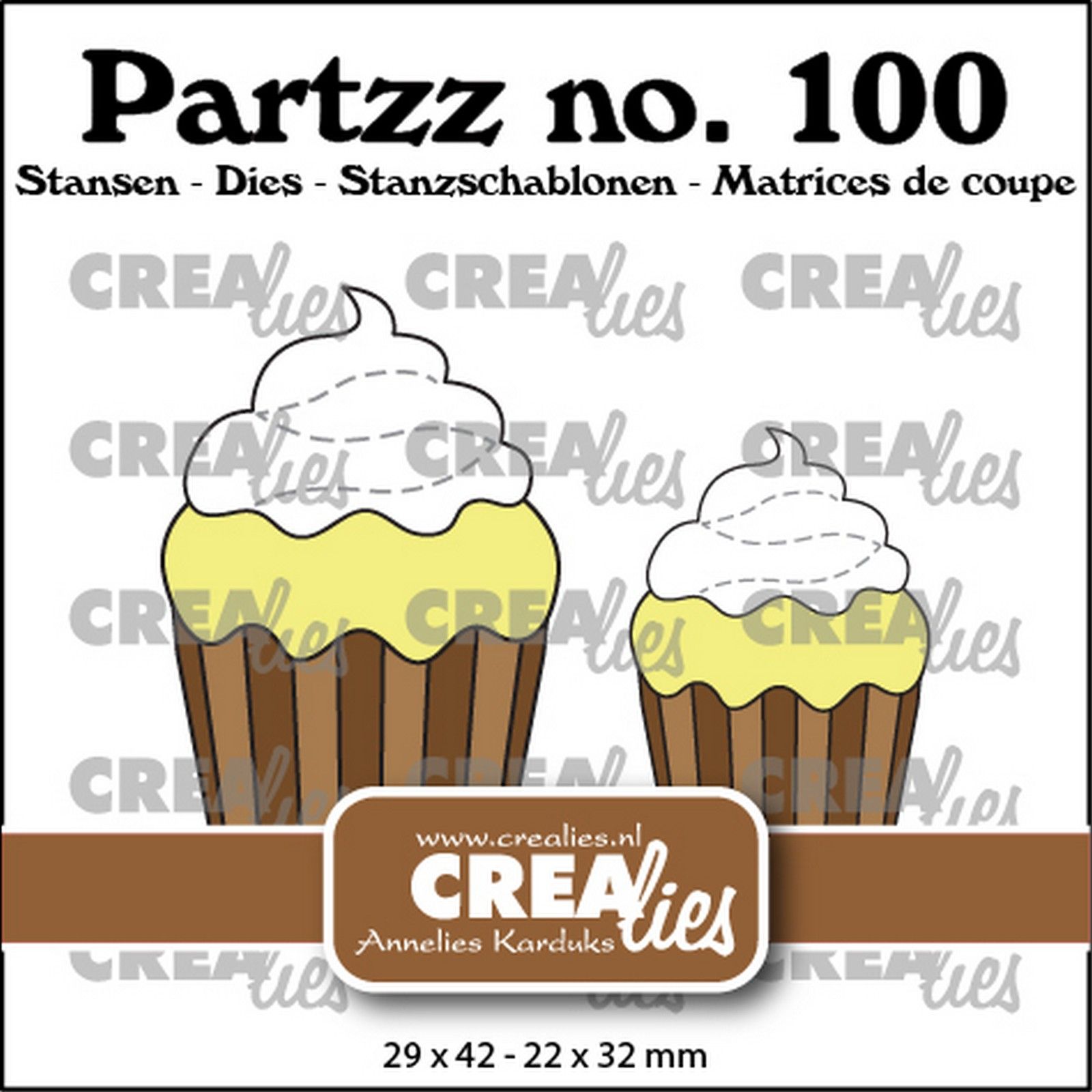 Crealies • Partzz Cupcake Middle and Small