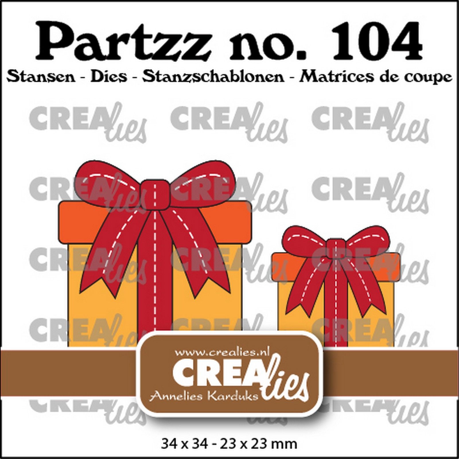 Crealies • Partzz Gift Middle and Small