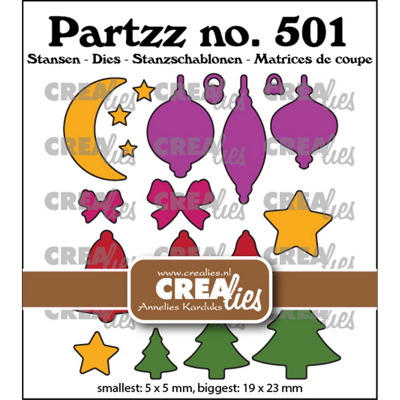 Crealies • Partzz Cutting Dies Mini Christmas