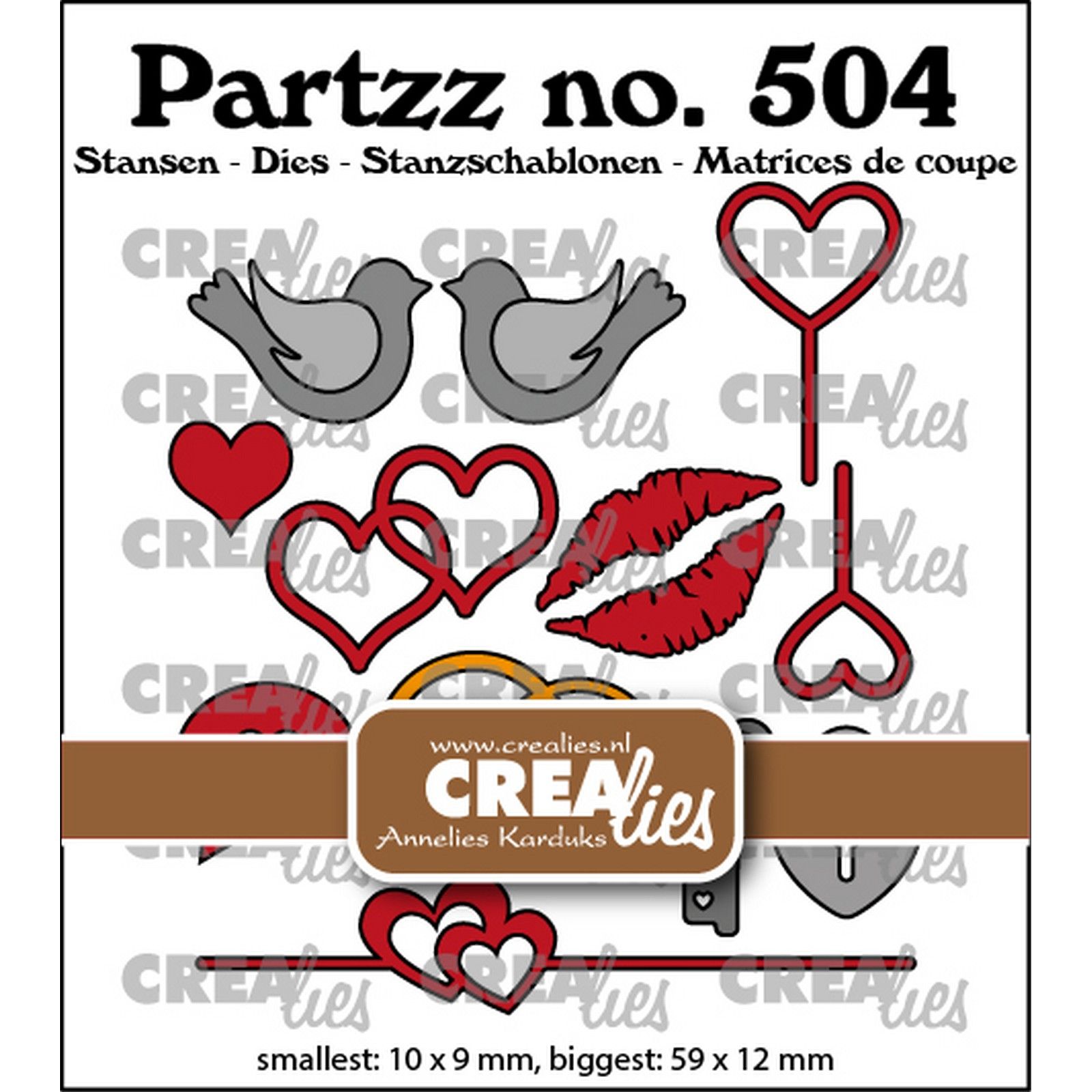 Crealies • Partzz Stans Mini Love