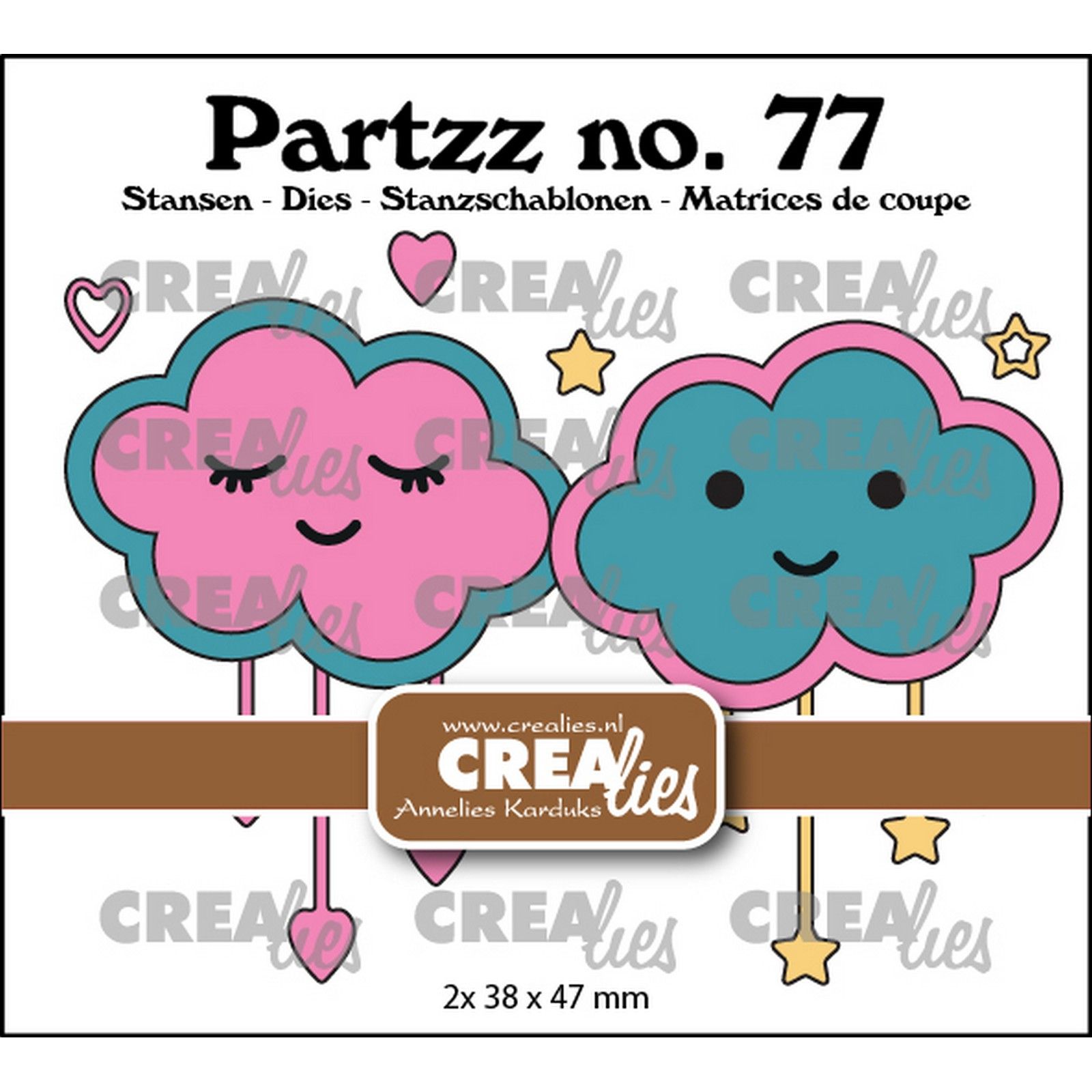 Crealies • Partzz Happy Clouds