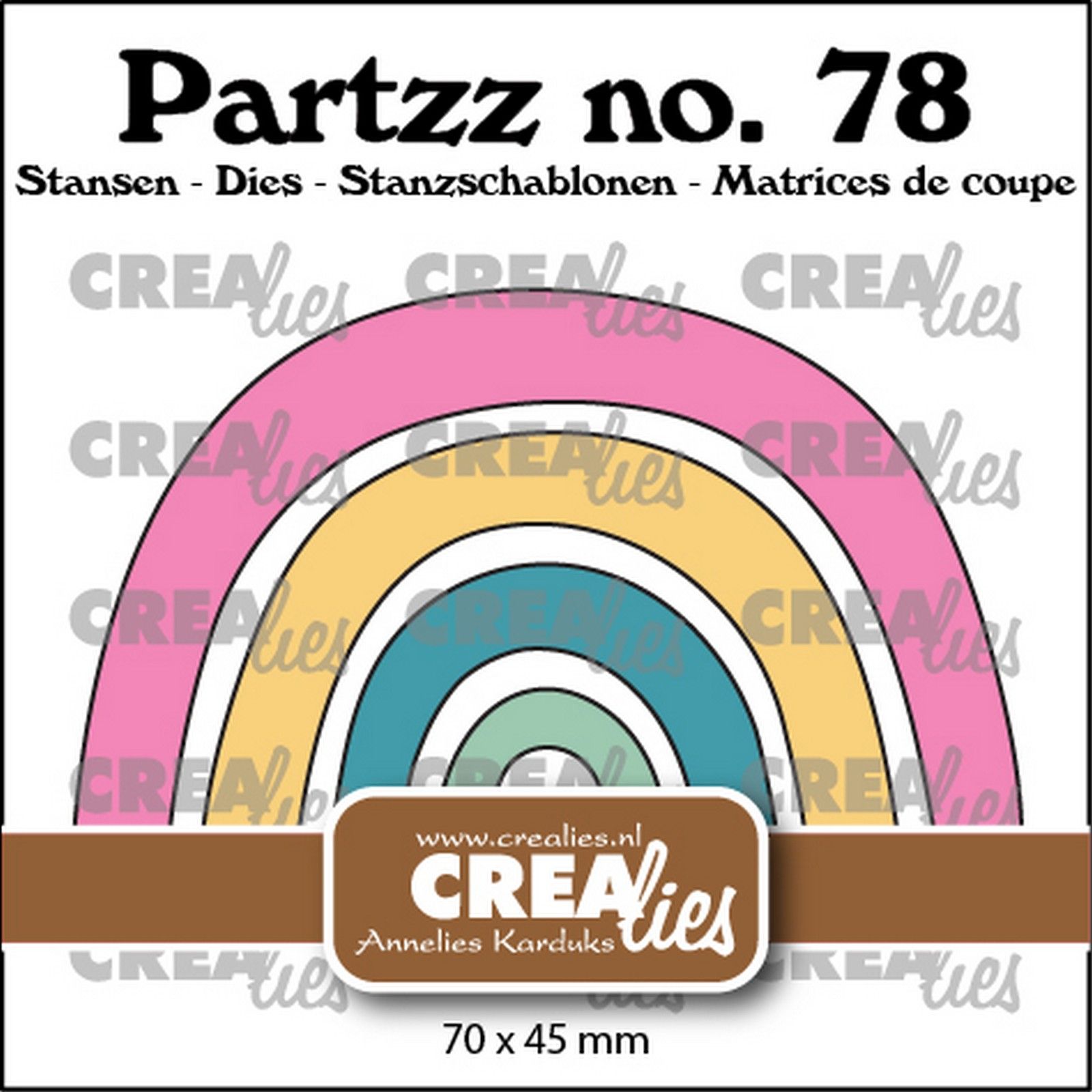 Crealies • Partzz Rainbow