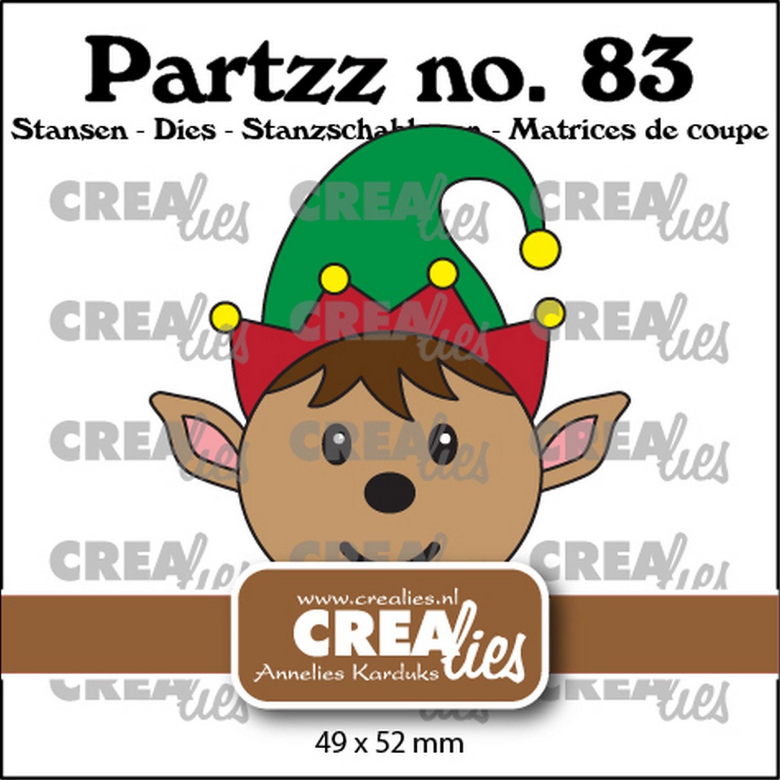 Crealies • Partzz Christmas Elf