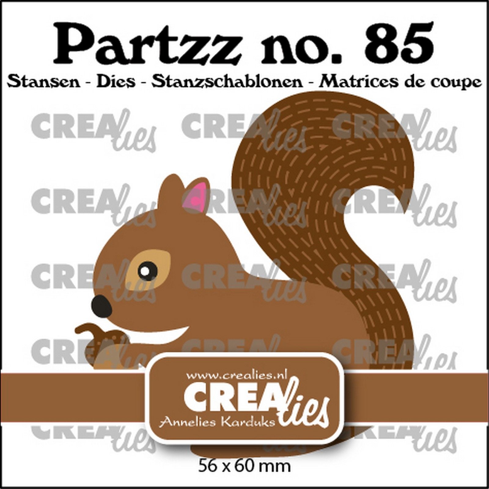 Crealies • Partzz Squirrel