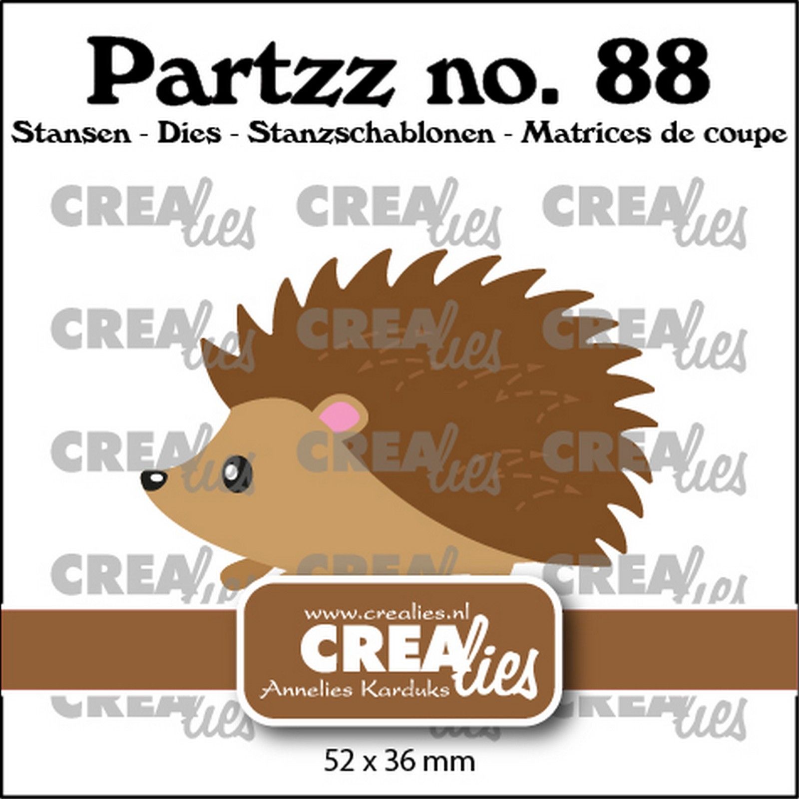 Crealies • Partzz Hedgehog