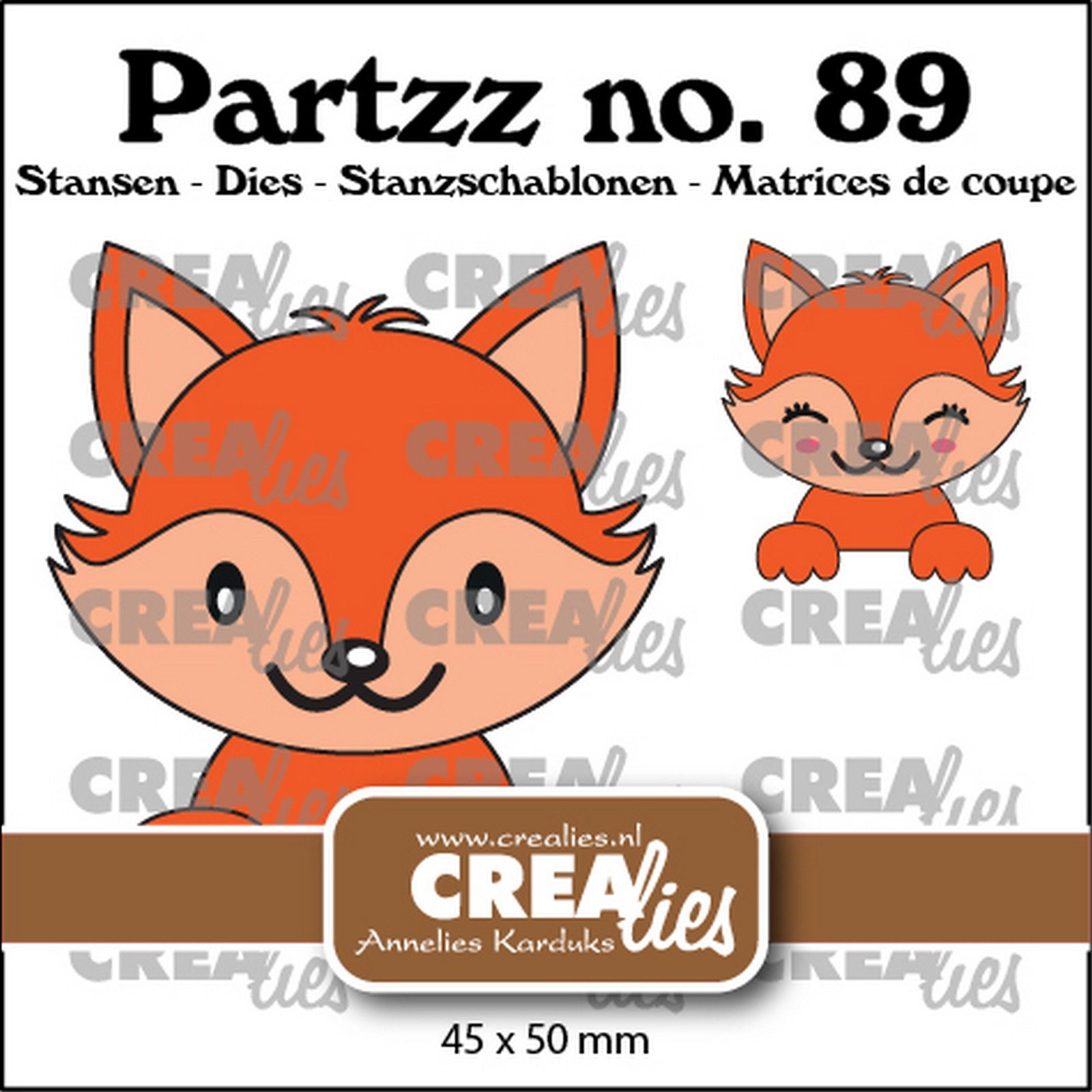 Crealies • Partzz Die Cut Fox