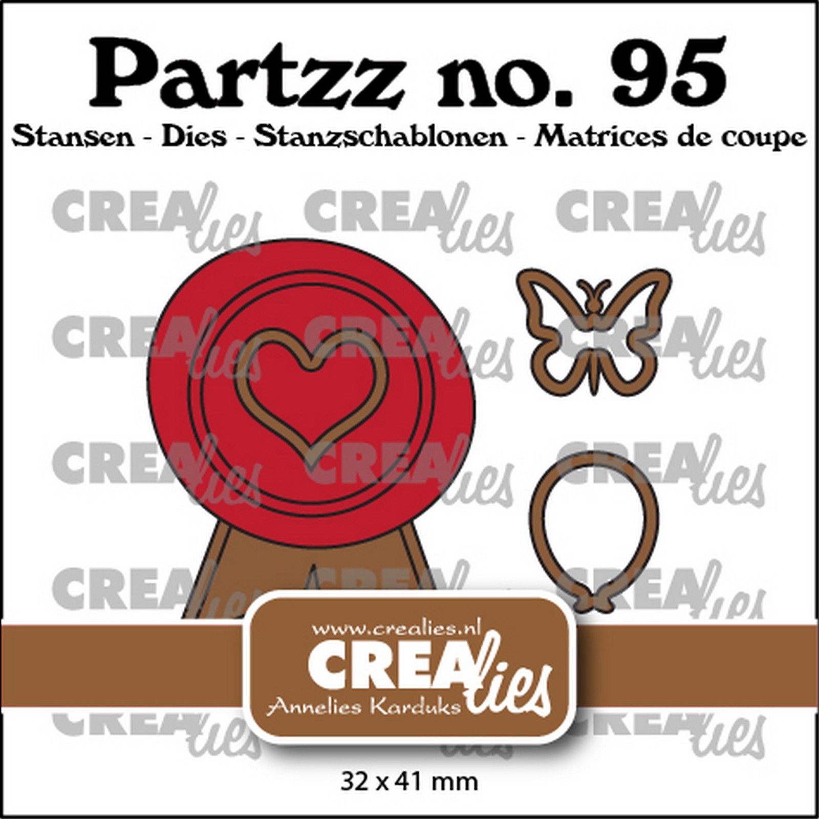 Crealies • Partzz Faux wax seals A