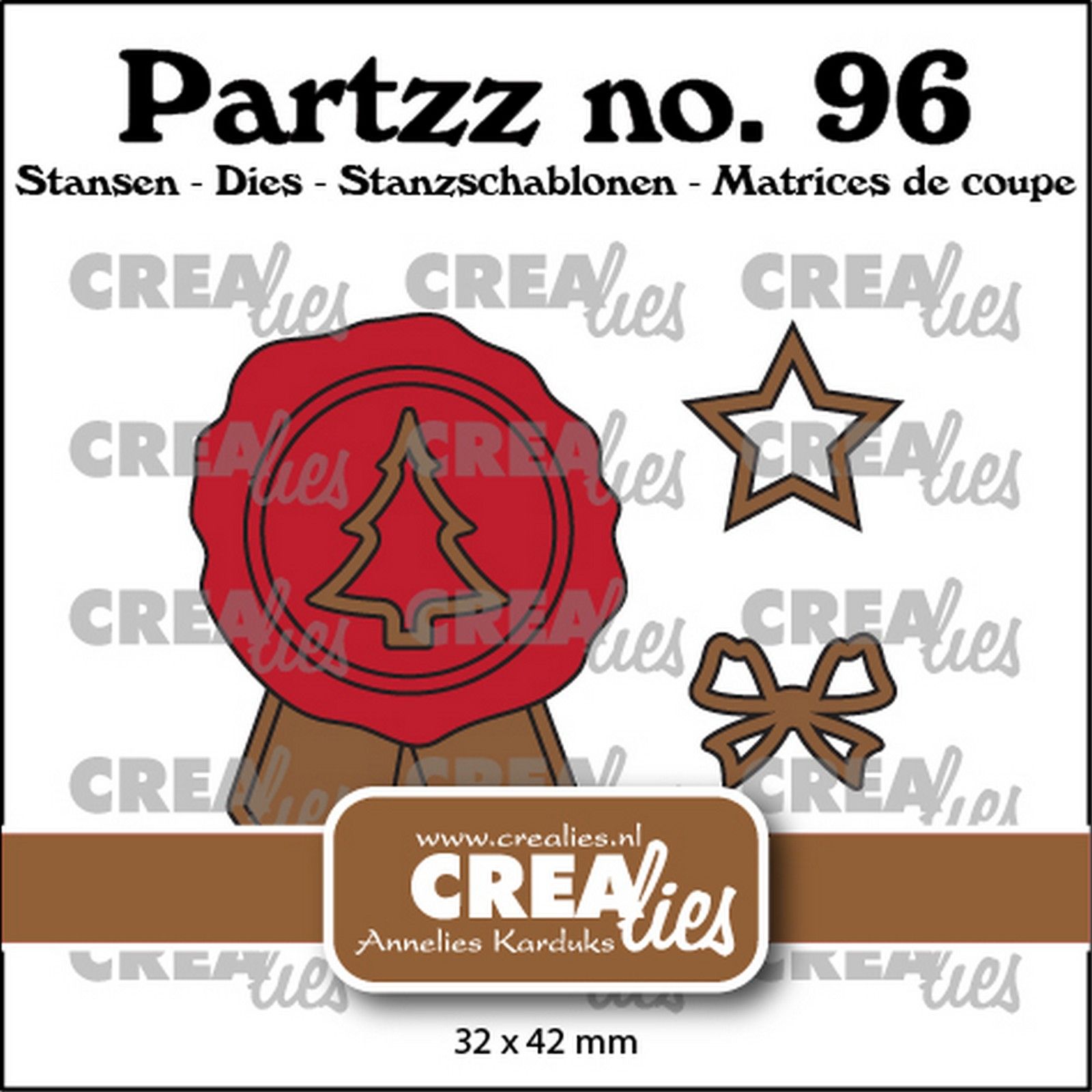 Crealies • Partzz Faux wax seals B