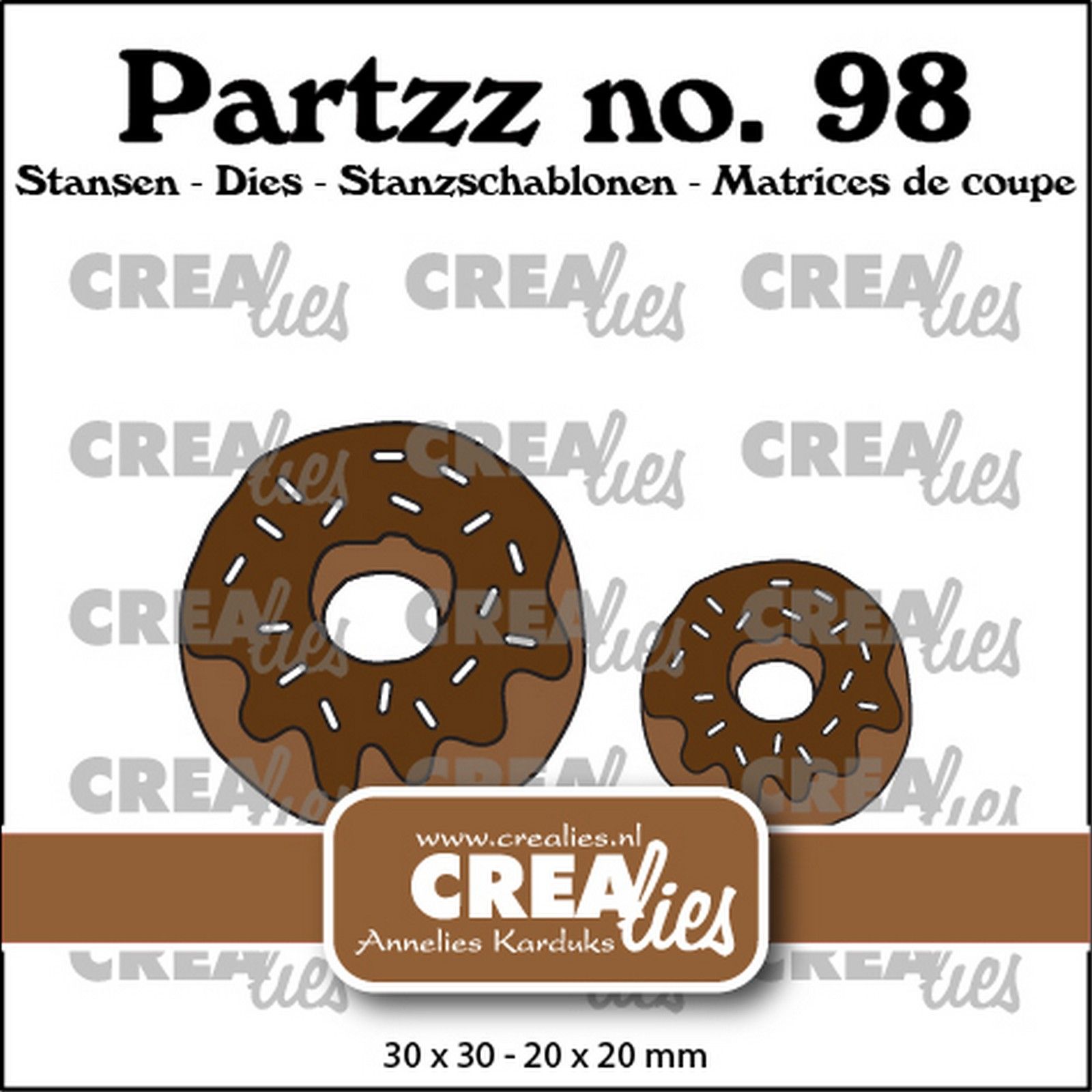 Crealies • Partzz Donut Middle and Small