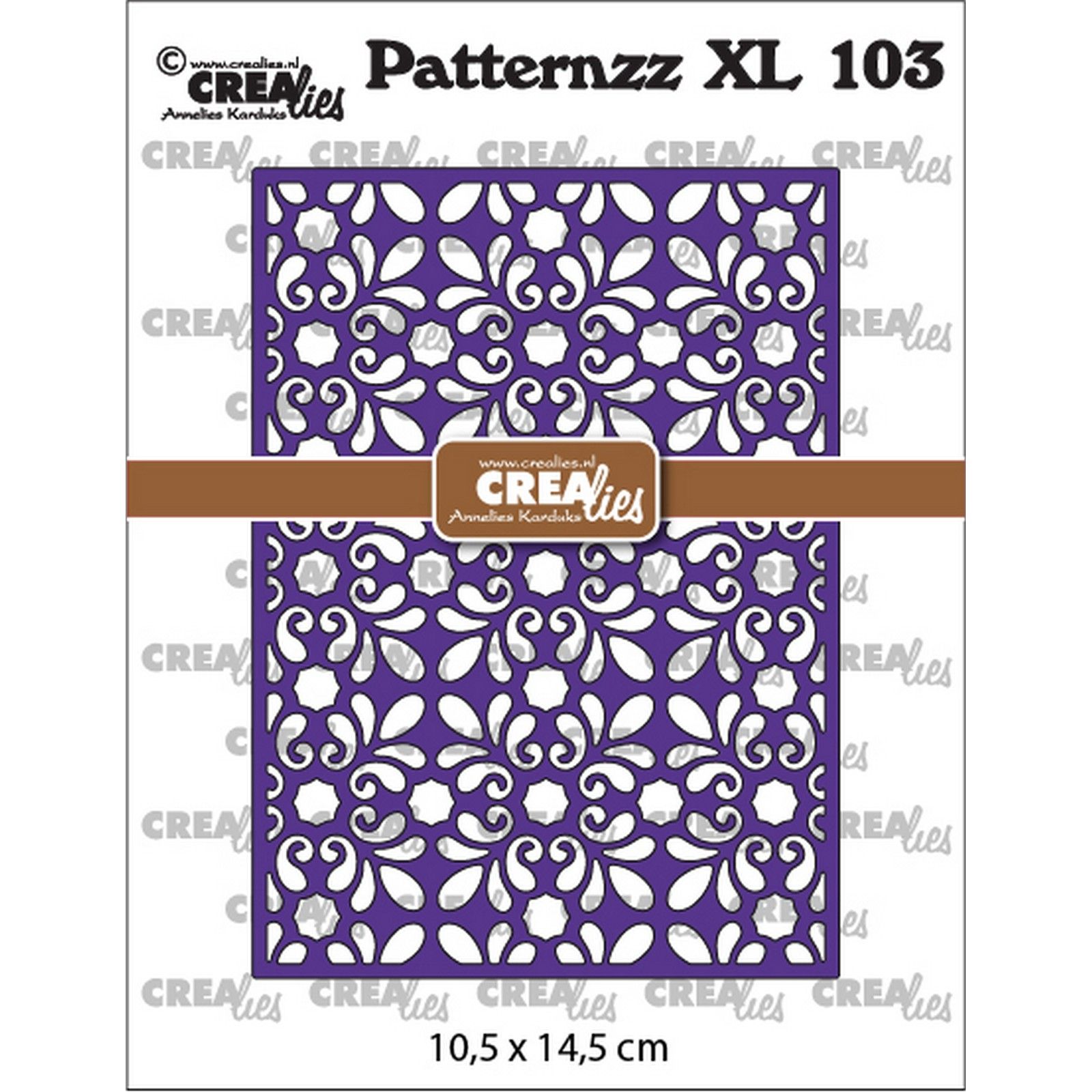 Crealies • Patternzz XL snijmal Amber