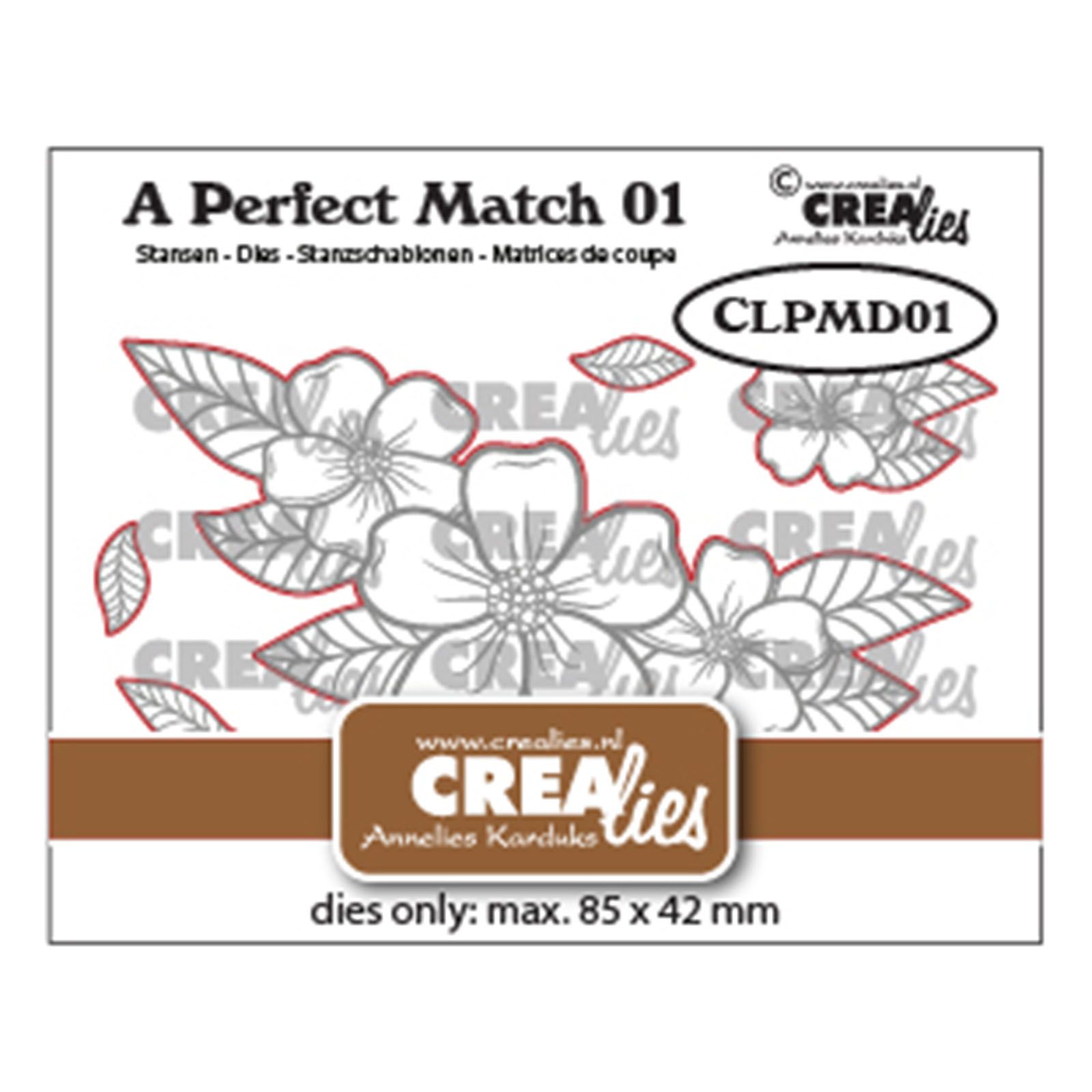 Crealies • A perfect match dies Bloemen boeket A