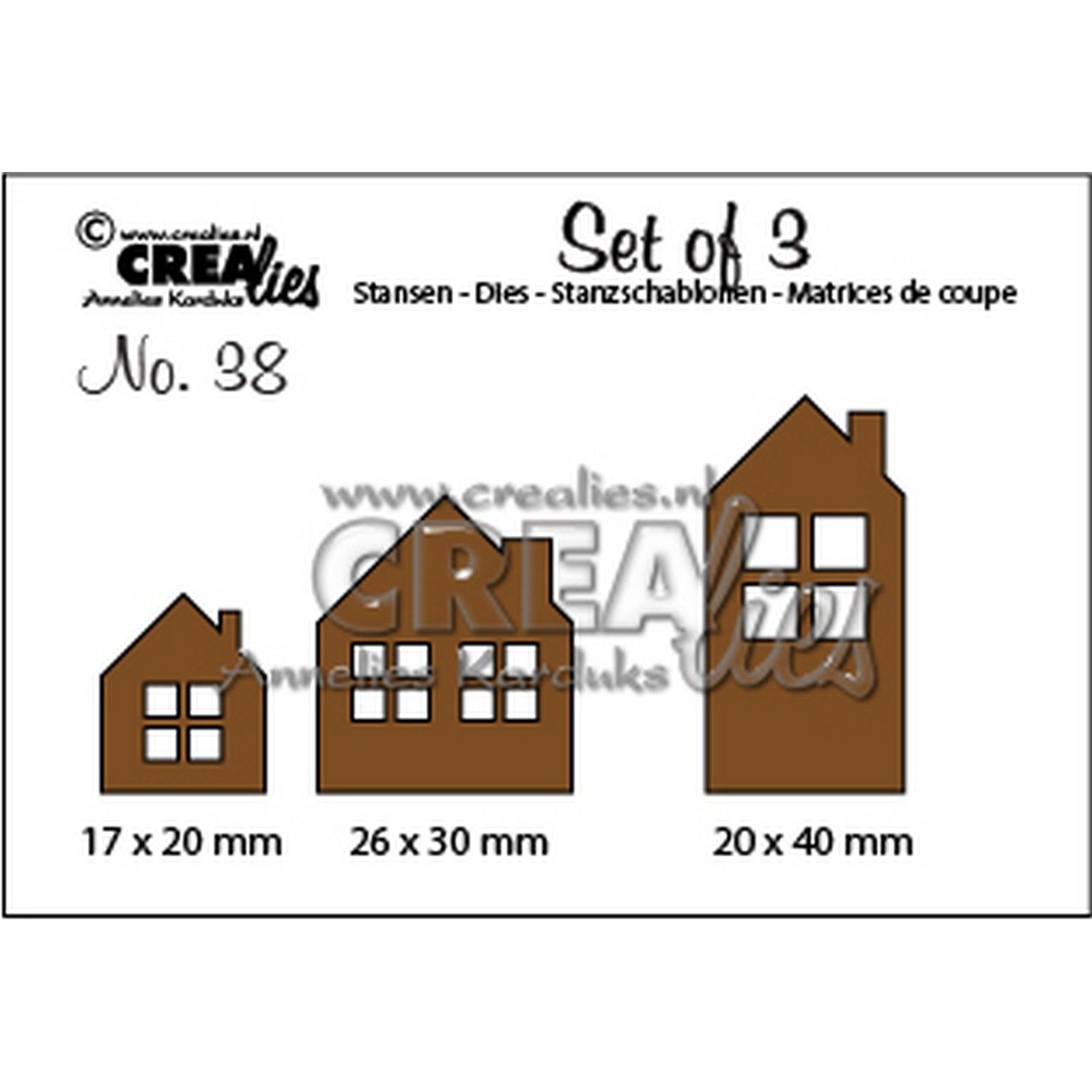 Crealies • House A B C Small