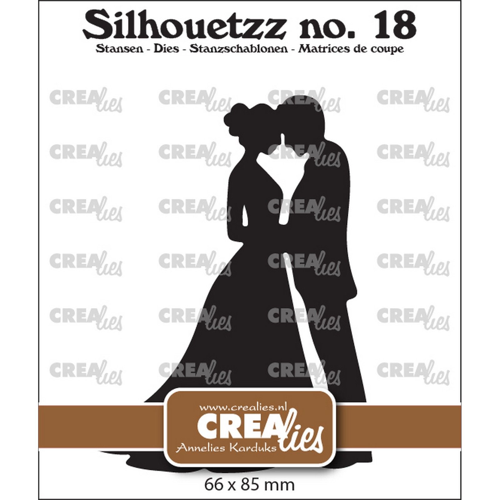 Crealies • Silhouetzz Cutting Die Wedding Couple