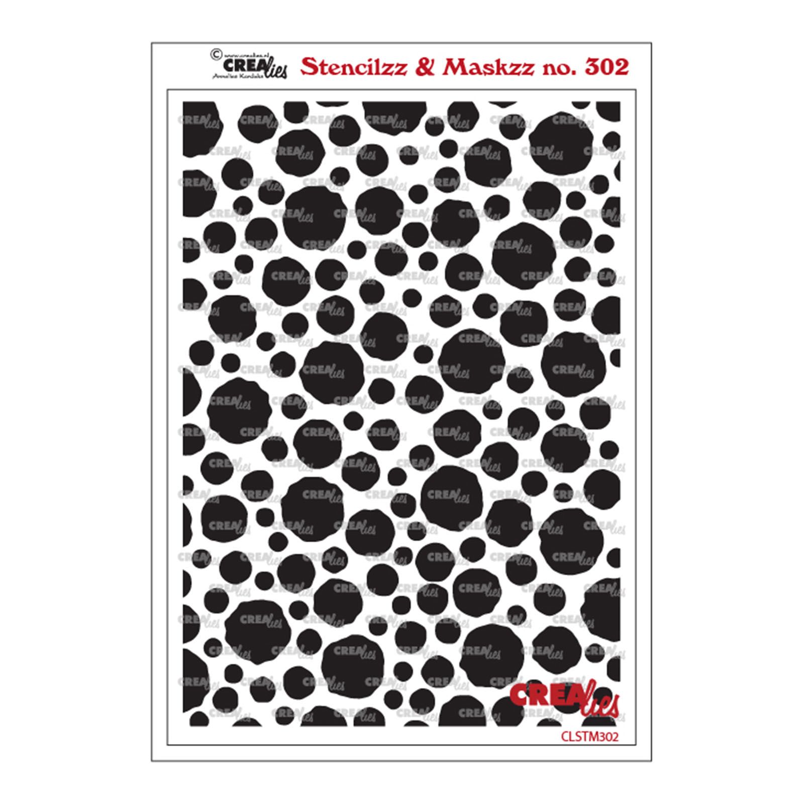 Crealies • Stencilzz Kreise mit rauen Kanten