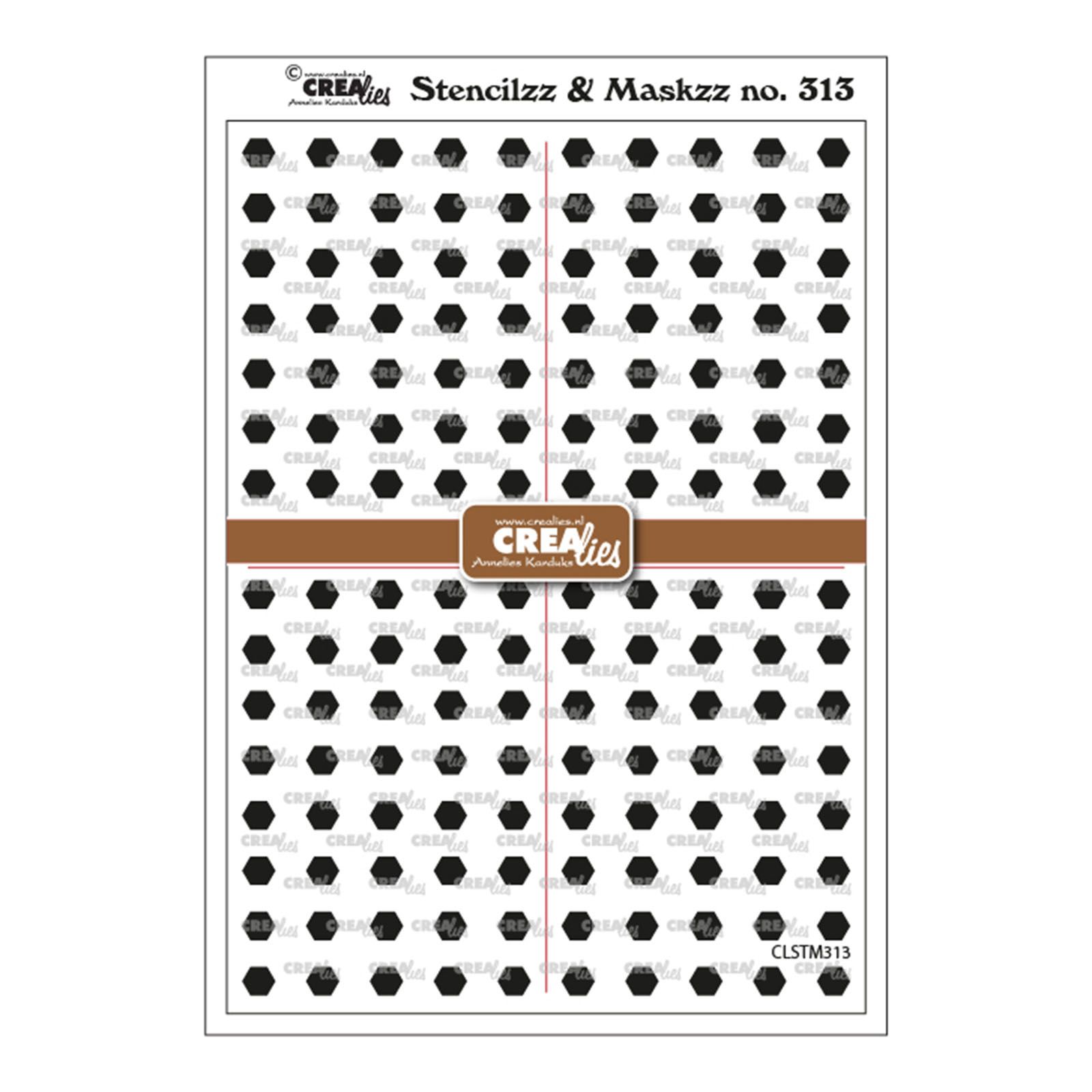 Crealies • Stencilzz & Maskzz Hexagons