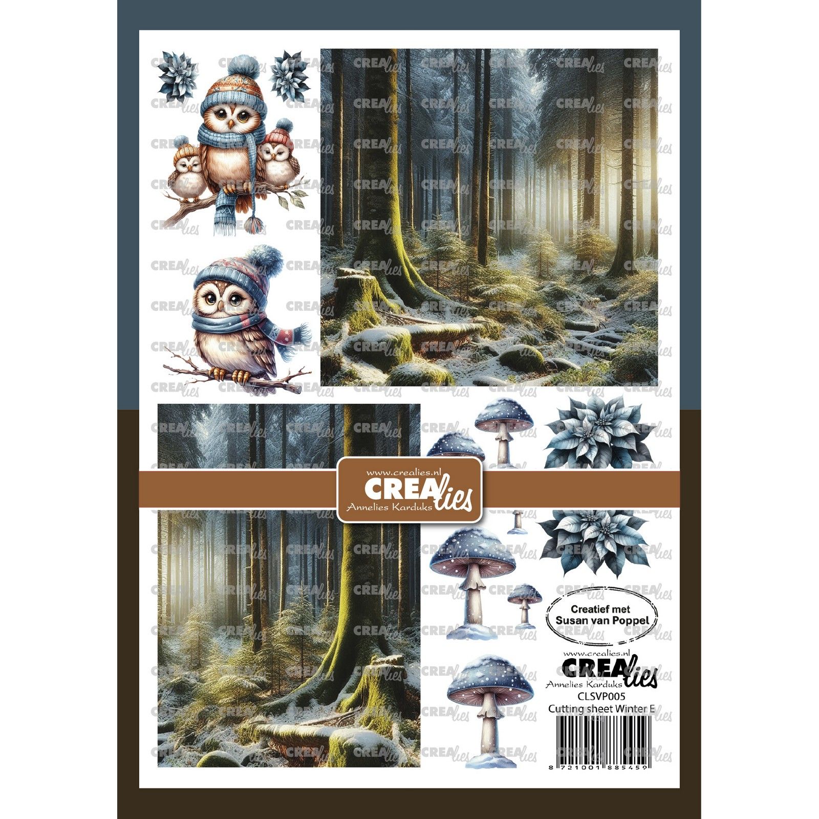 Crealies • Cutting sheet Winter E 8sheets