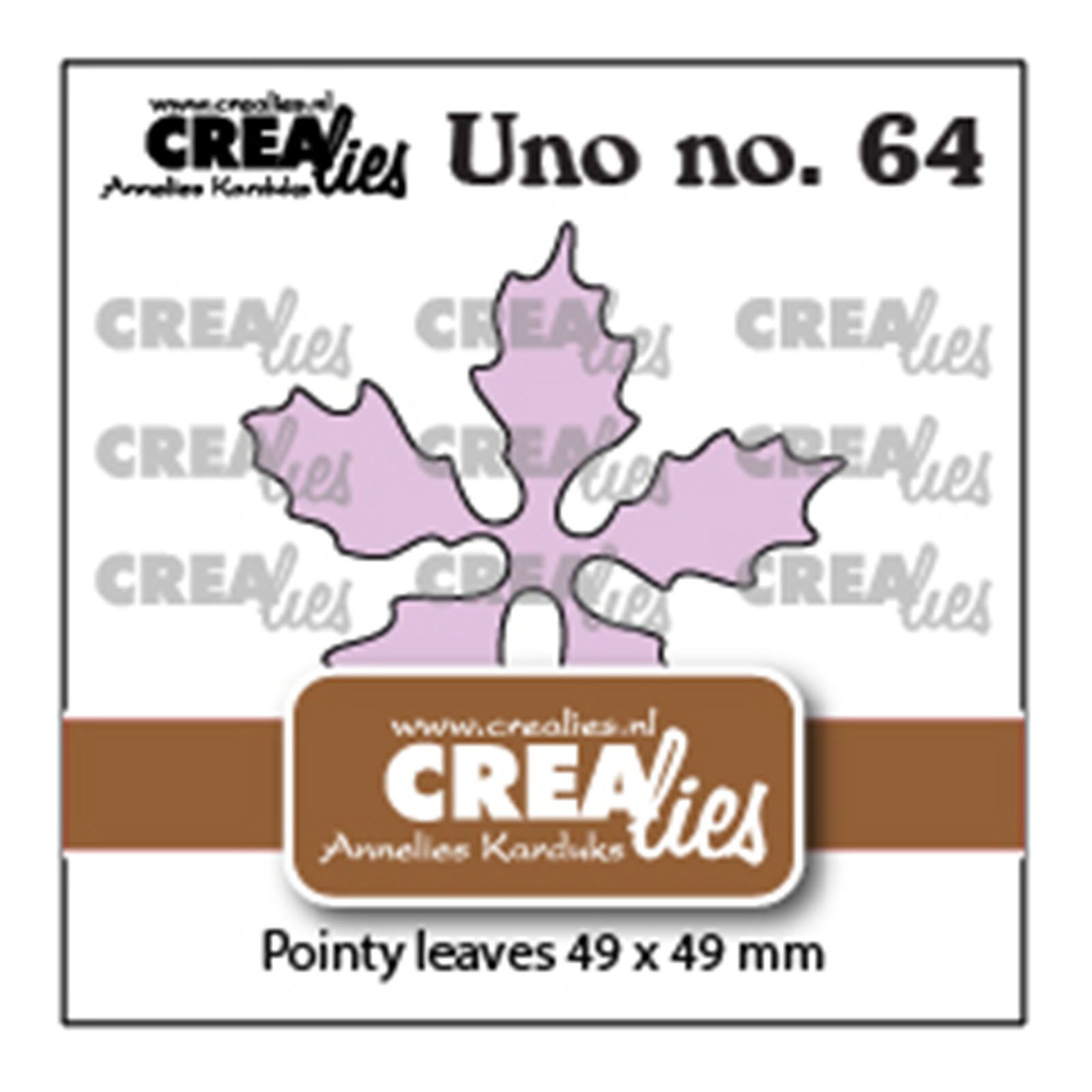Crealies • Uno dies Poinsettia pointy leaves