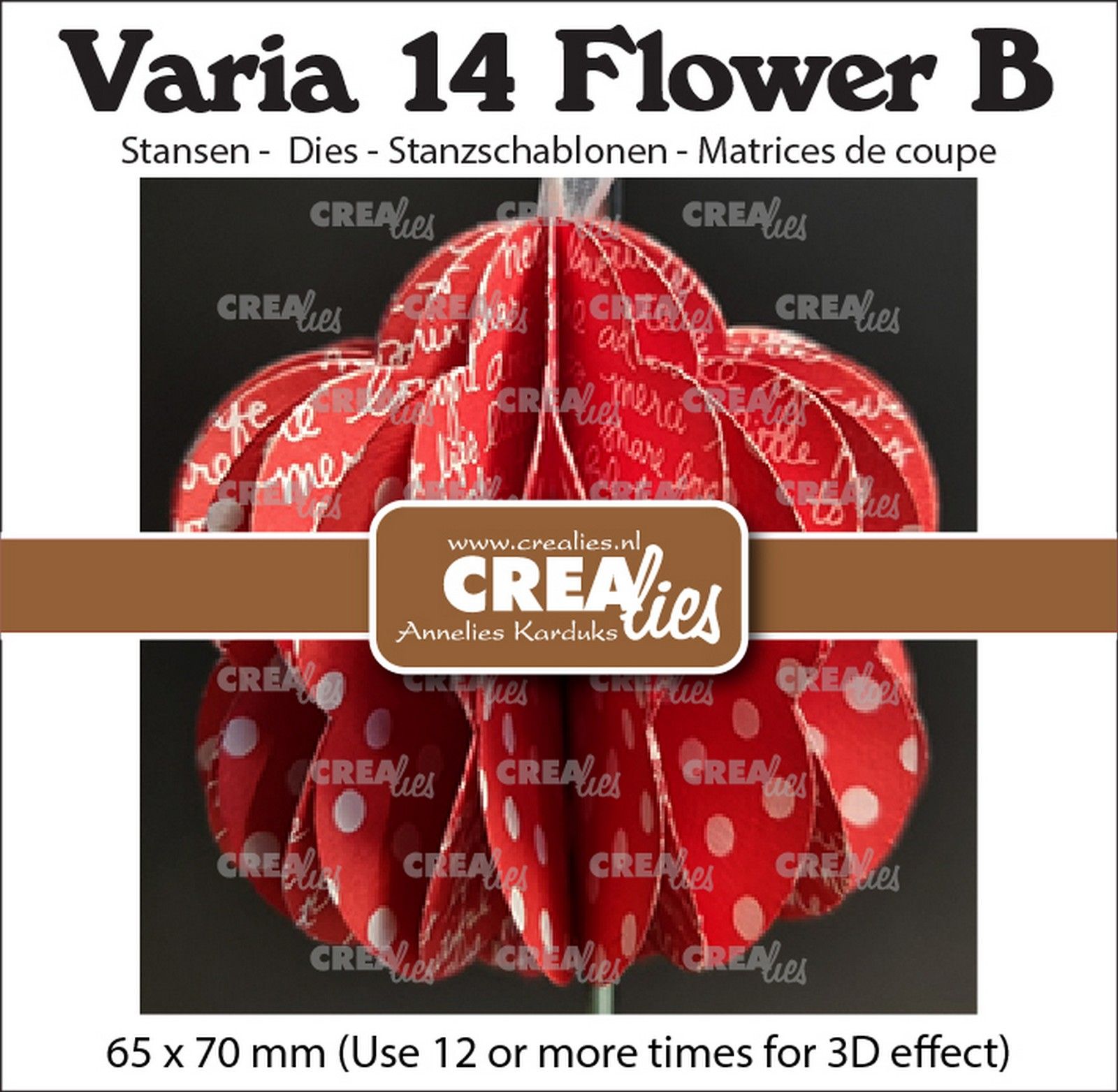 Crealies • Varia 3D Flower B