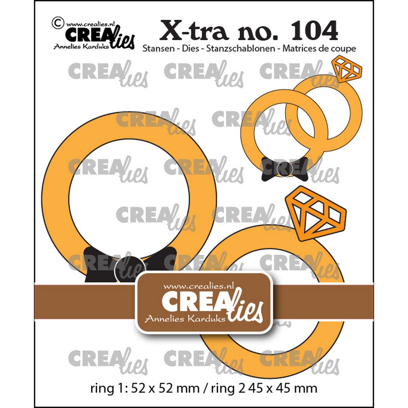 Crealies • X-Tra Cutting Die Rings