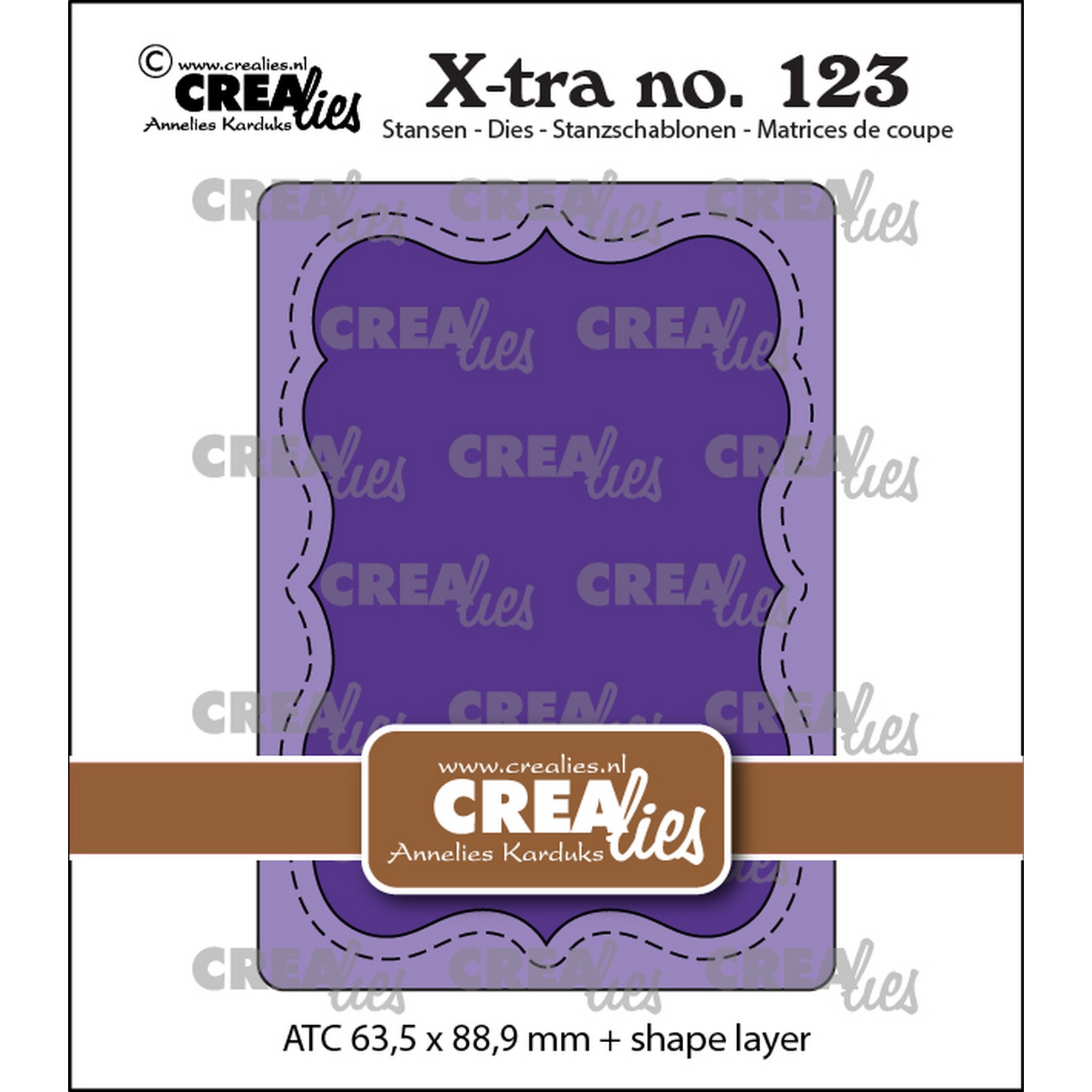 Crealies • Xtra Stans ATC vorm B