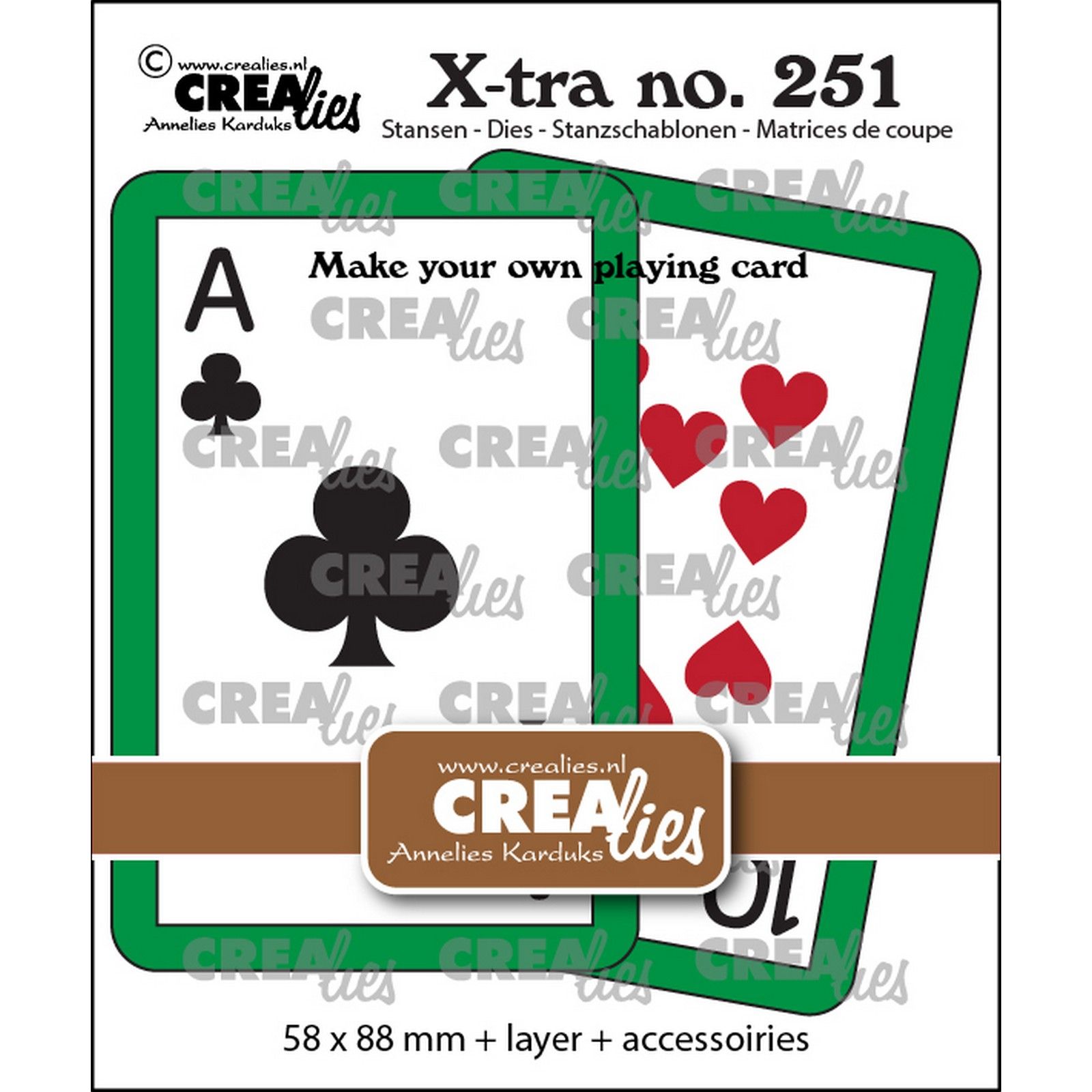 Crealies • Xtra Speelkaarten