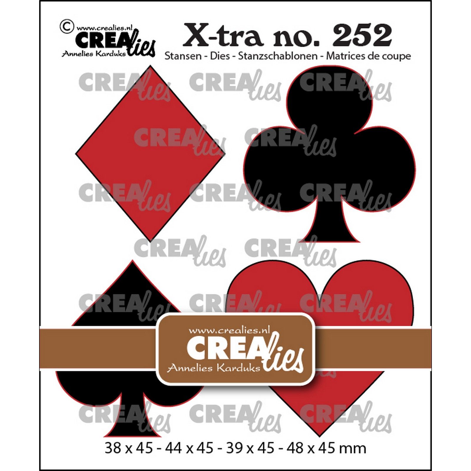 Crealies • Xtra Speelkaart Symbolen