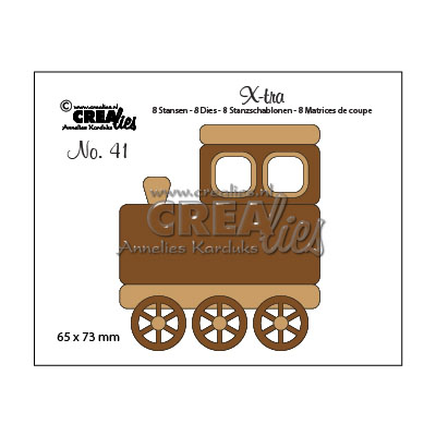 Crealies • X-tra cutting die no.41 Train