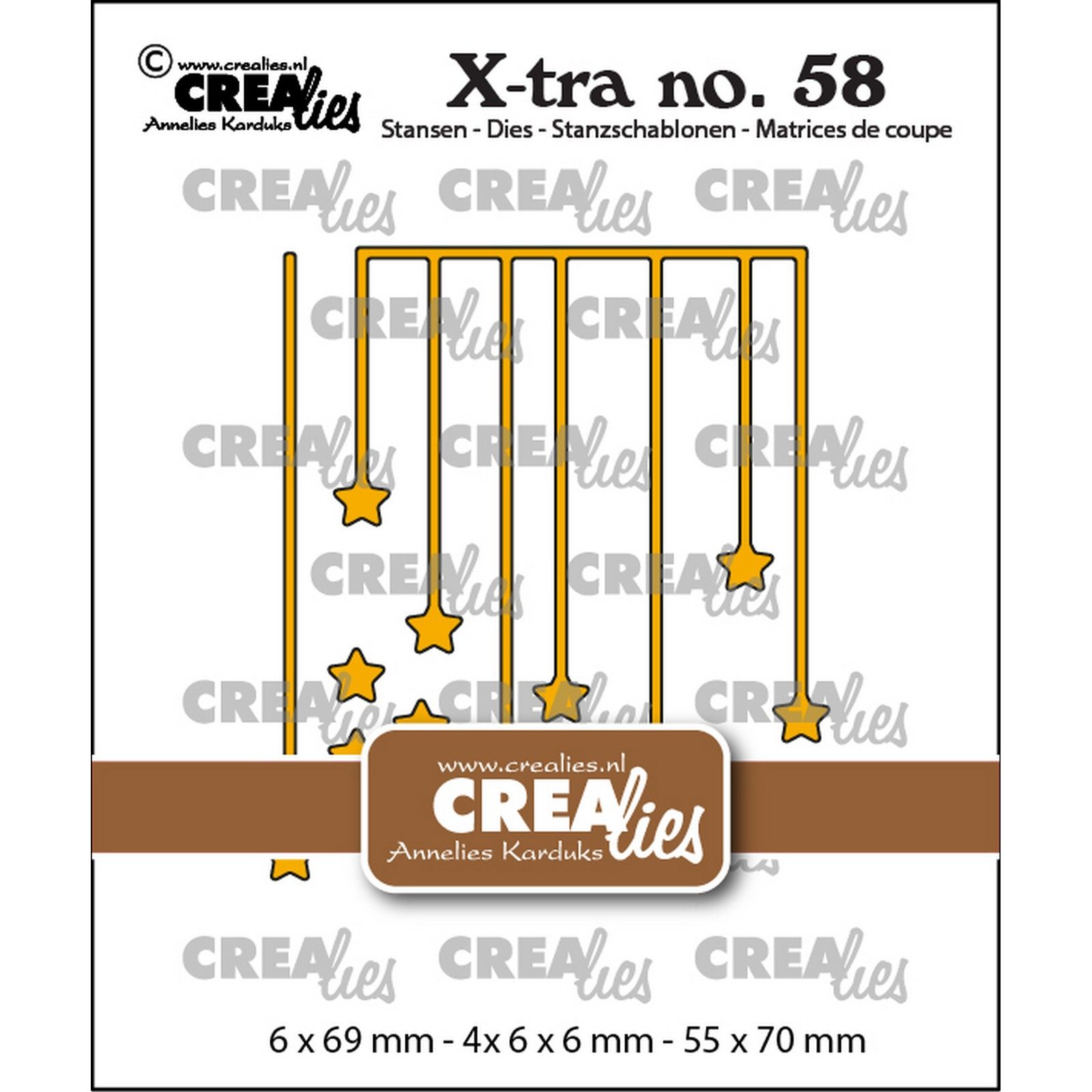 Crealies • Xtra Hanging Stars