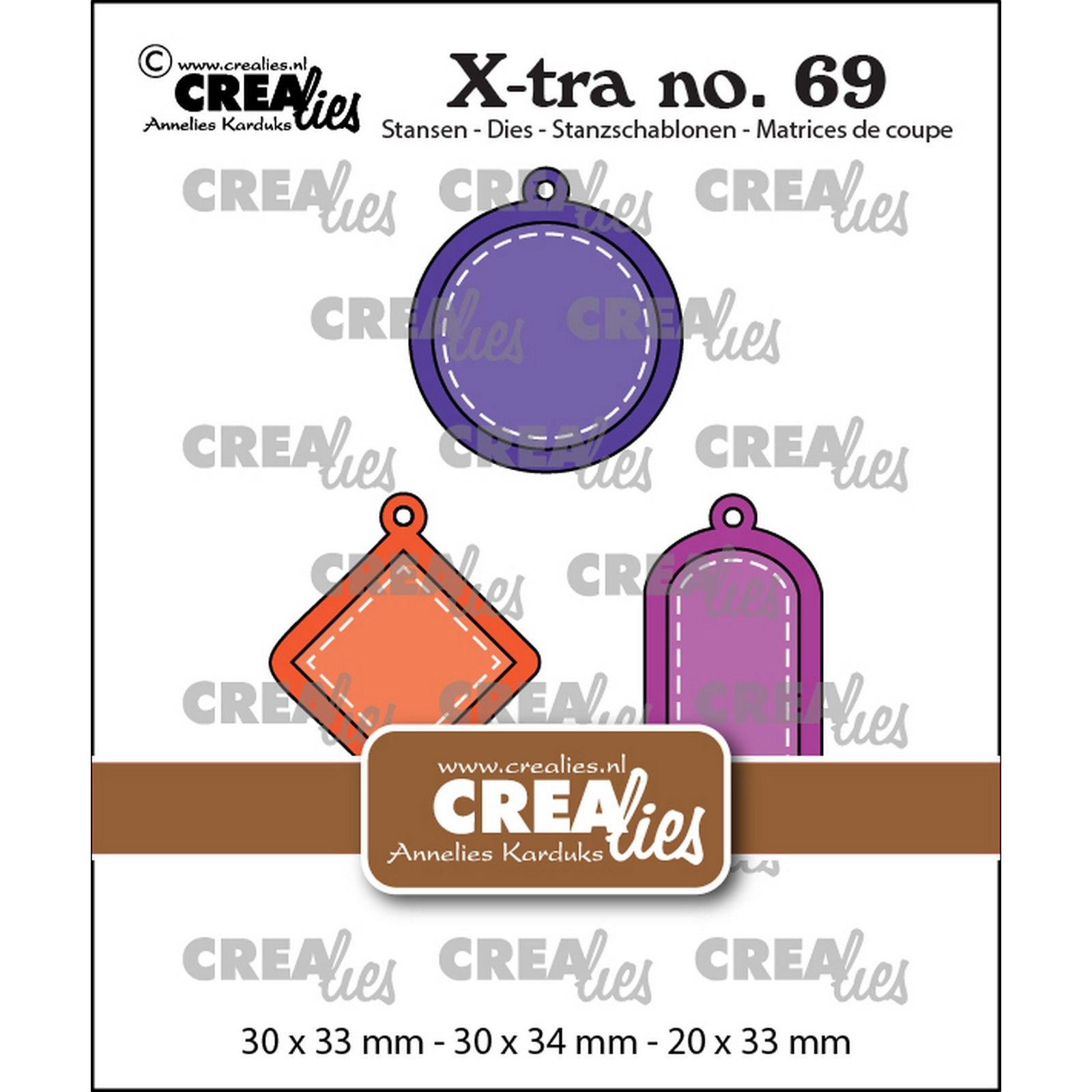 Crealies • XTRA Charms Set A