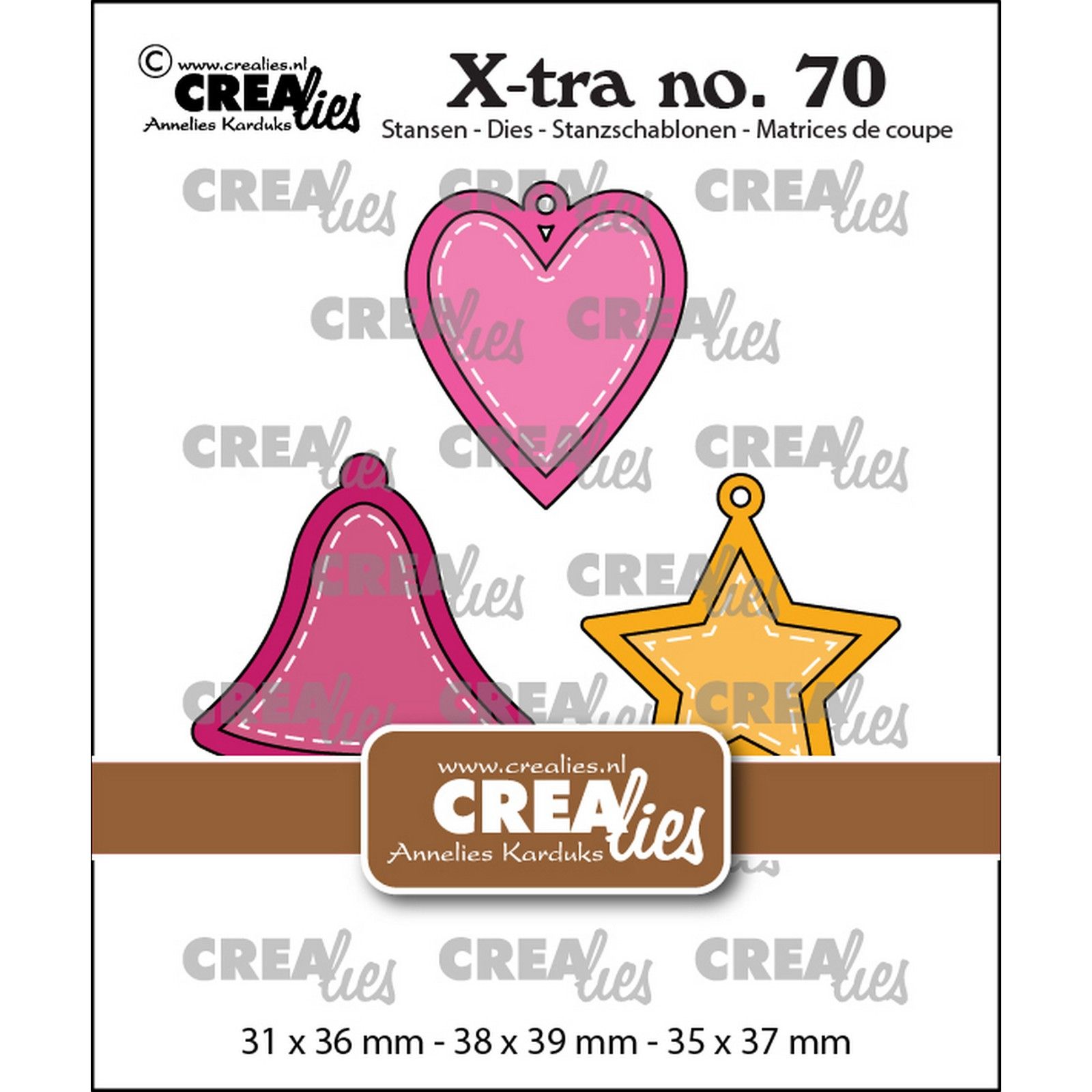 Crealies • XTRA Charms Set B