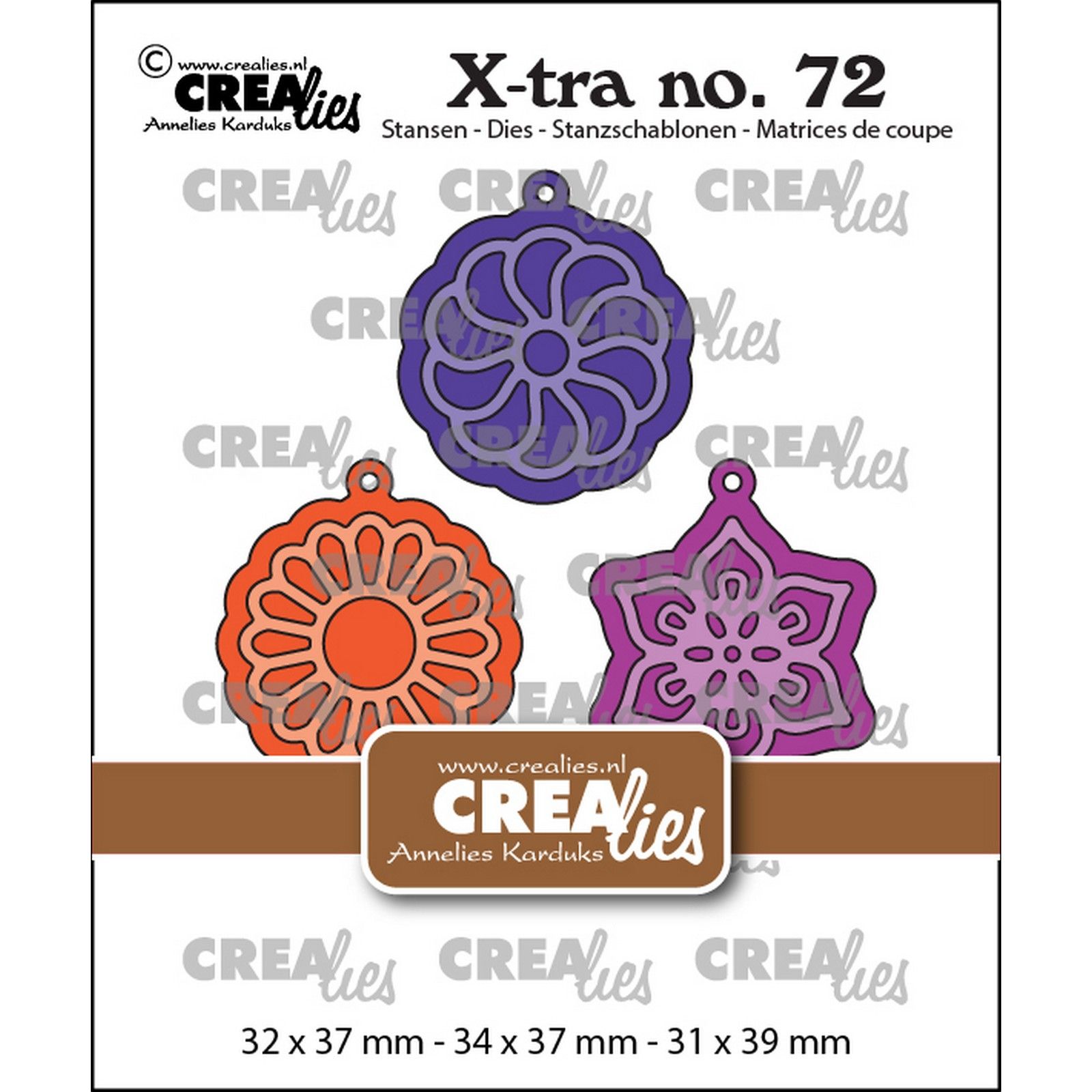 Crealies • Xtra Charms D Flowers