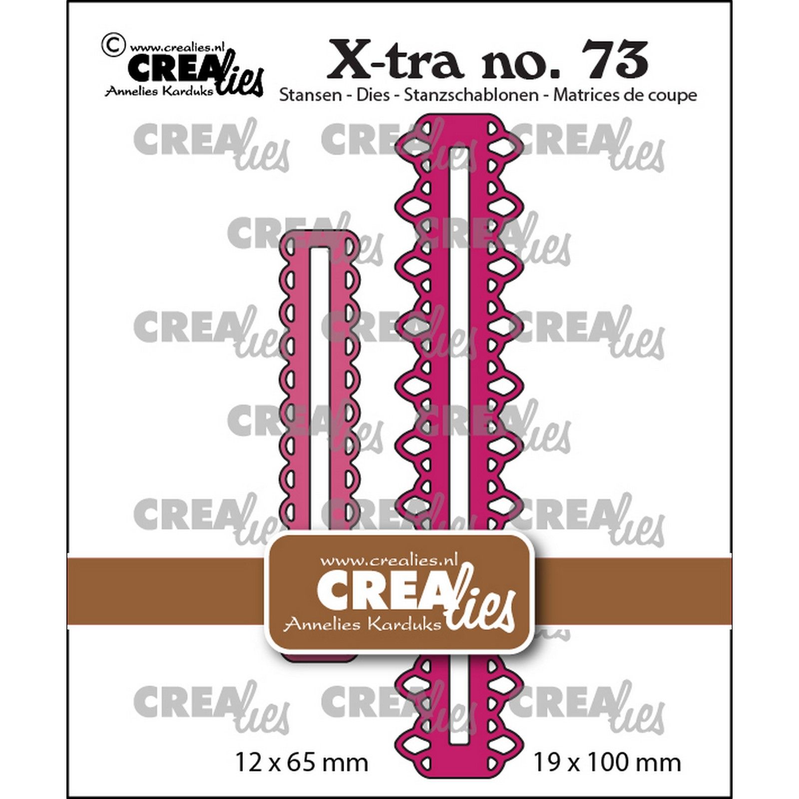 Crealies • Xtra Gift Card sliders B