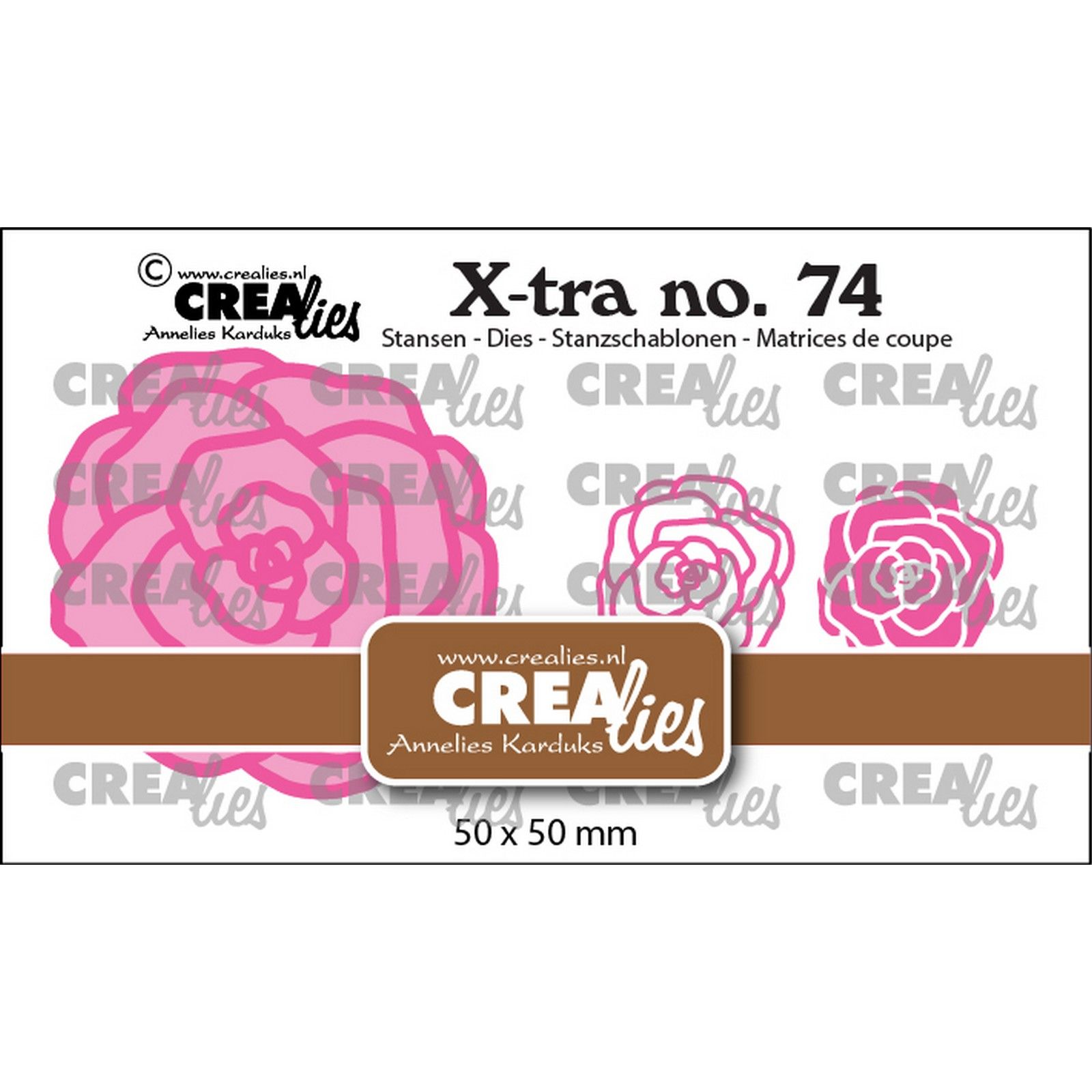Crealies • Xtra Rose Small