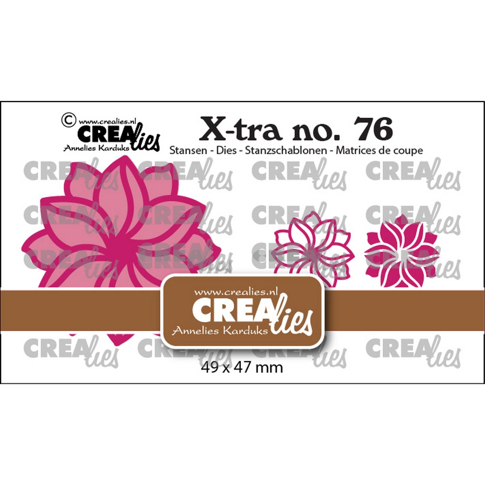 Crealies • Xtra Fantasy Flower A
