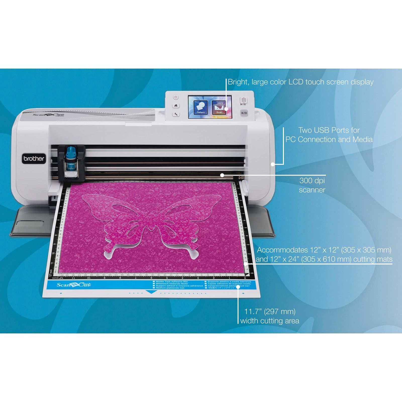 Brother • ScanNCut Plotter de Découpe CM300