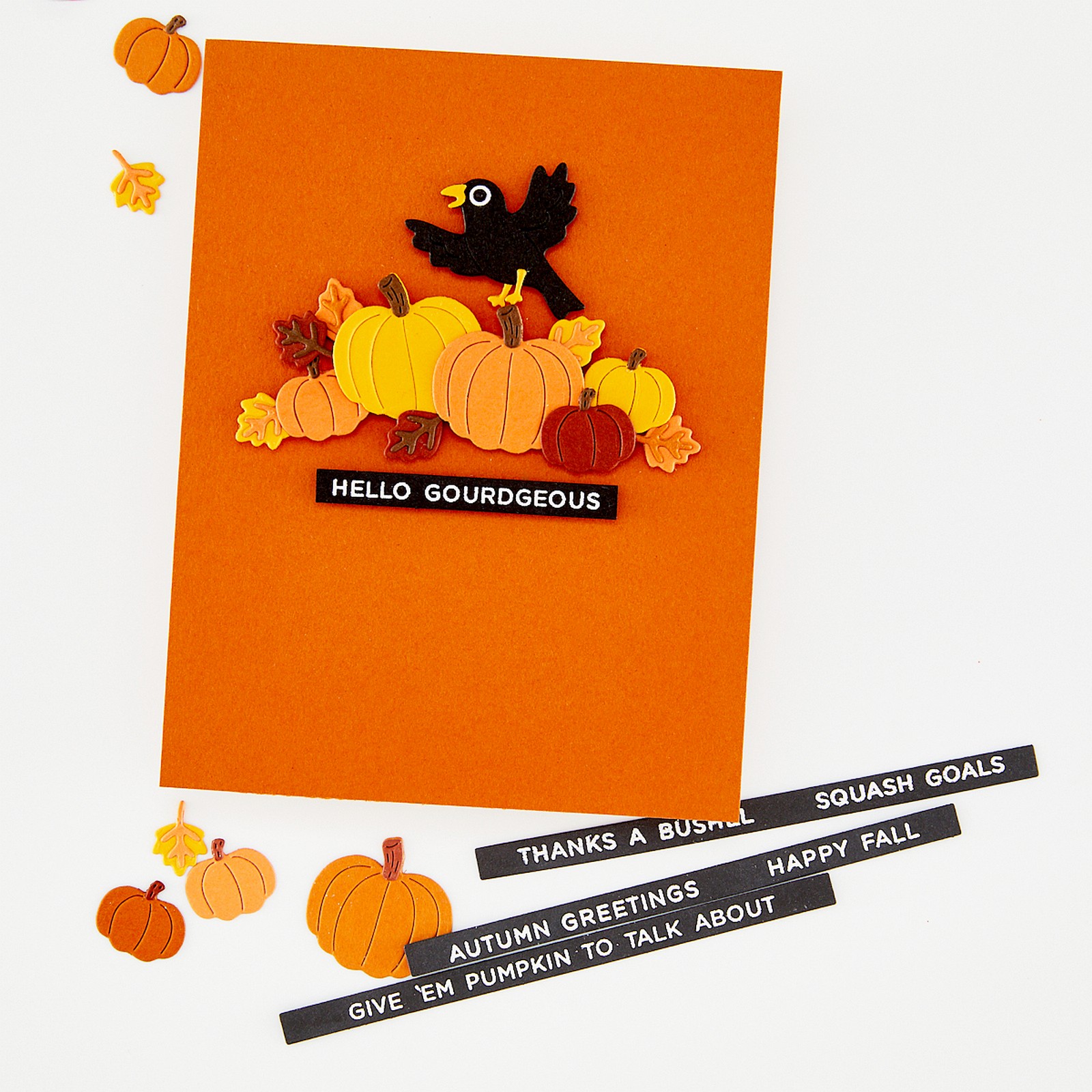 Hero Arts • Autumn Greetings Clear Stamp Set