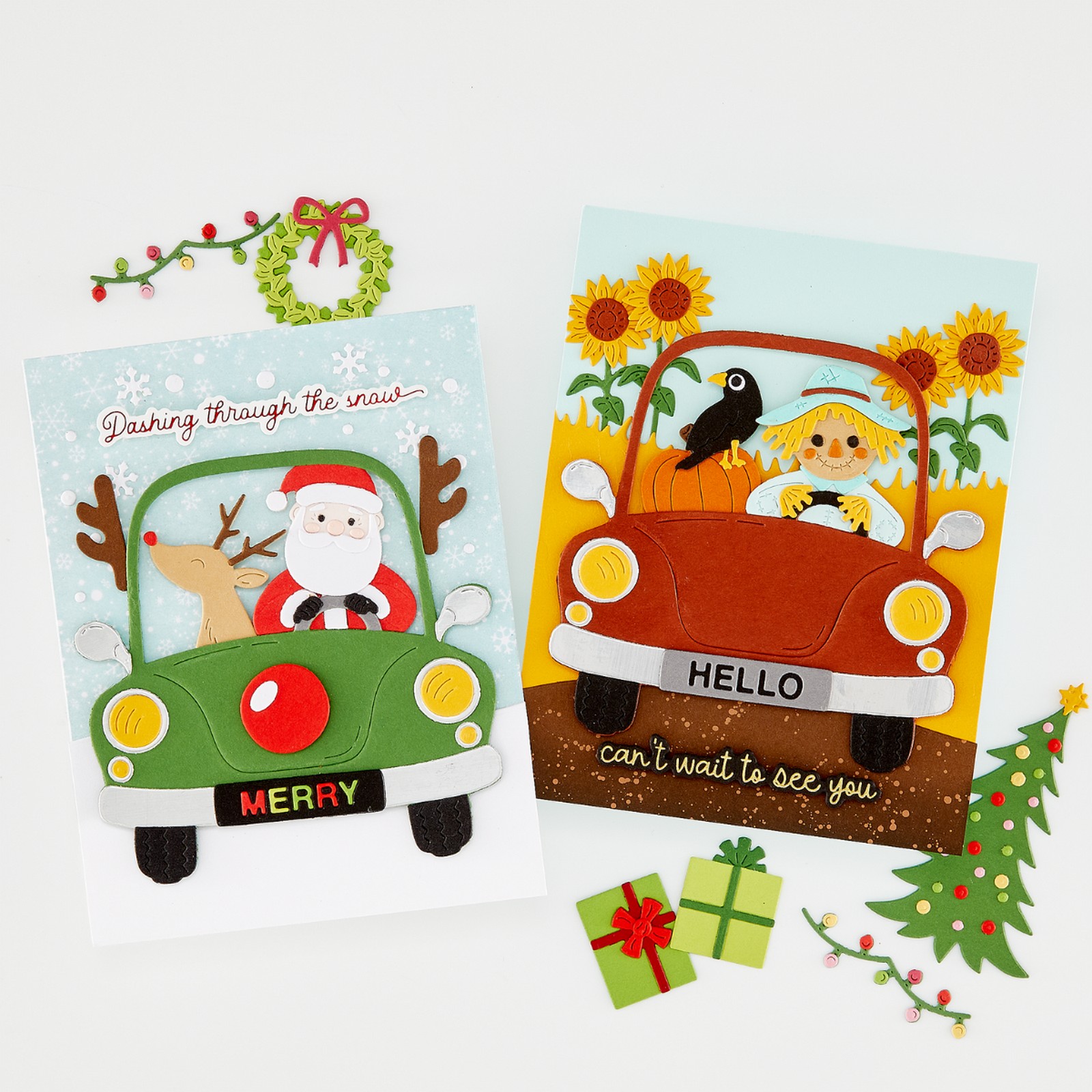 Hero Arts • Autumn Greetings Clear Stamp Set