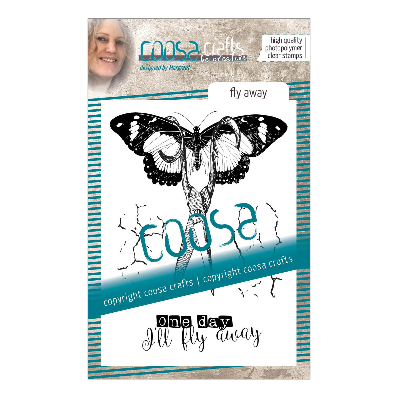 COOSA Crafts • Clear stempel Fusion #9 Fly away