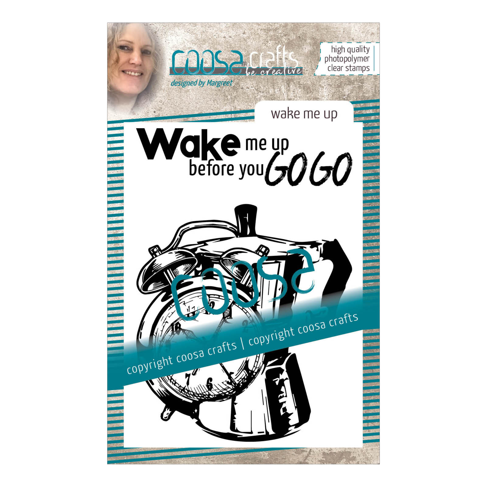 COOSA Crafts • Sello transparente Fusion #11 Wake me up