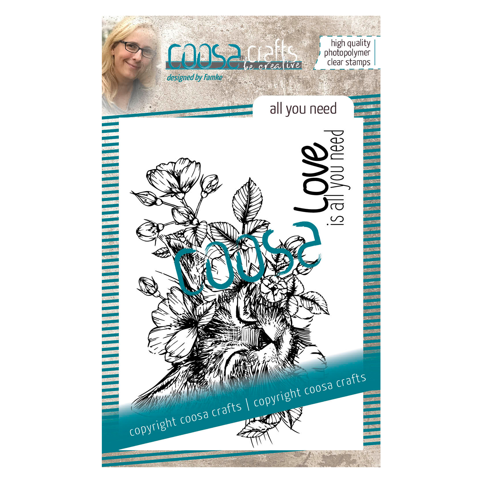 COOSA Crafts • Clear stamp Fusion #18 All You Need