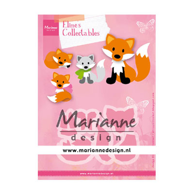 Marianne Design • Collectables plantilla de corte para embossing Eline's Cute fox
