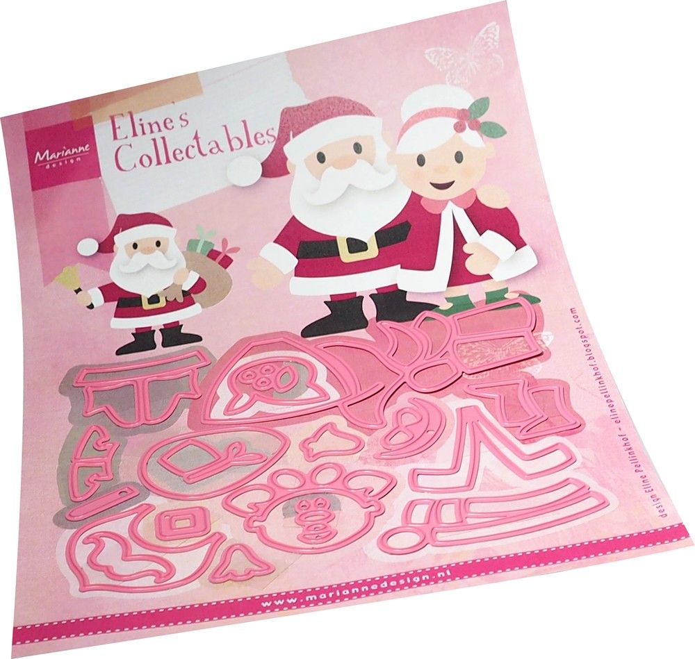 Marianne Design • Collectable  Eline's Santa & Mrs Claus