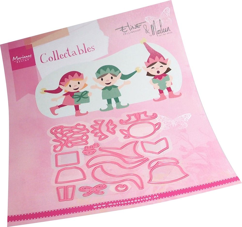 Marianne Design • Collectable Christmas Elves by Eline & Marleen