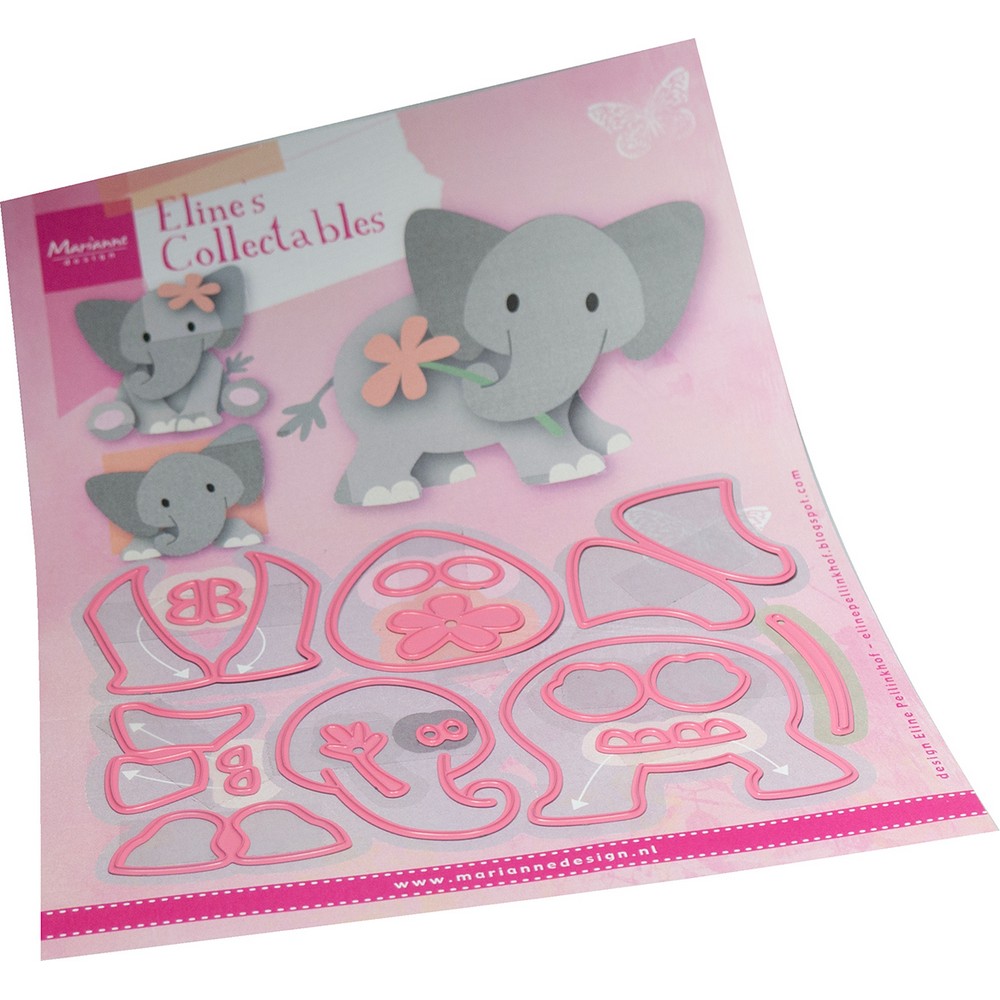 Marianne Design • Eline's Collectable Baby Elephant 16Stück