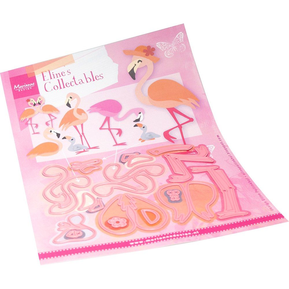 Marianne Design • Collectable Eline's Flamingo Family