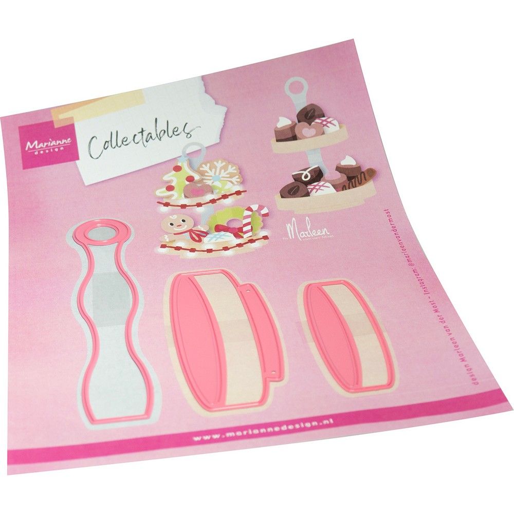 Marianne Design • Collectable Etagère by Marleen 3 pcs, 81 x 122 mm
