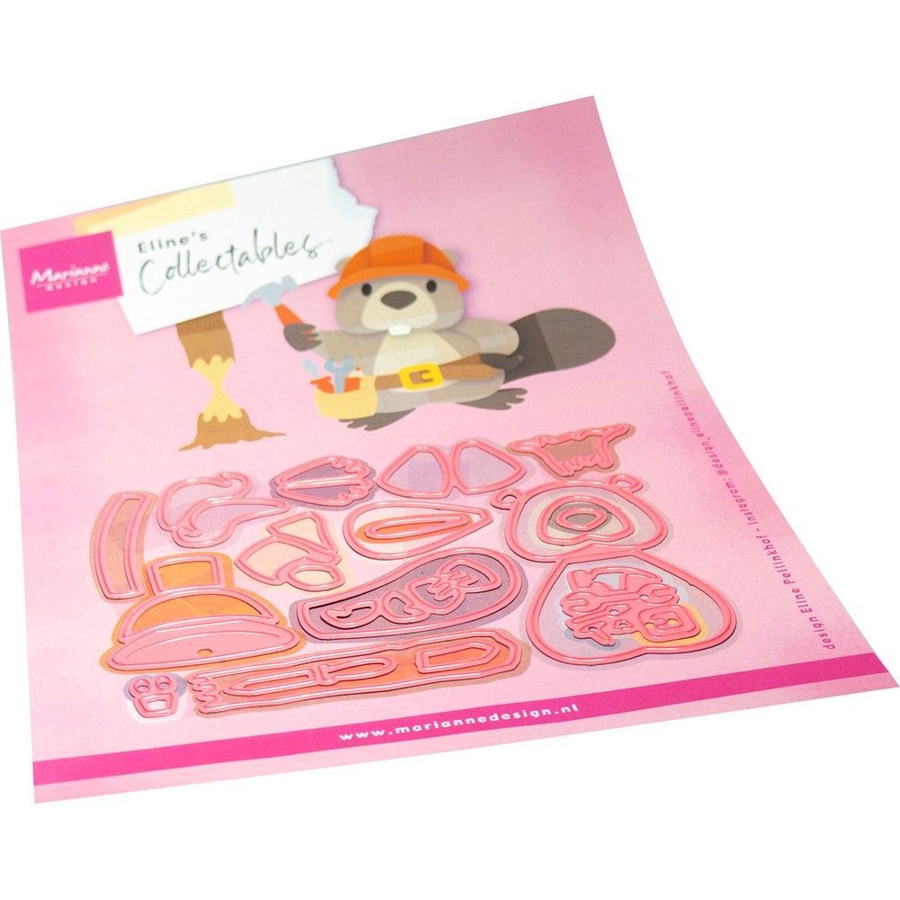 Marianne Design • Collectables Eline's animals Bever 210x150mm