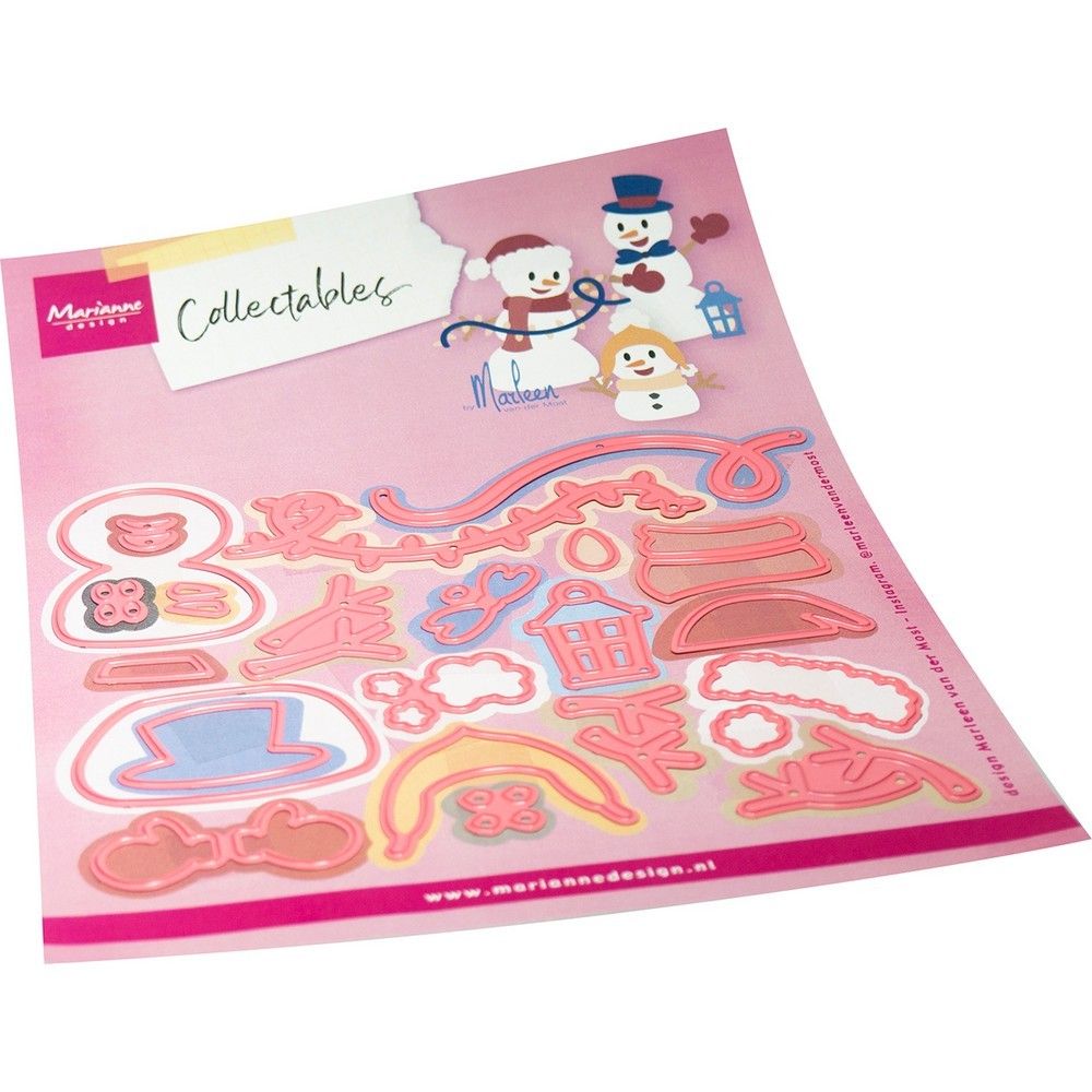 Marianne Design • Collectables Happy Snowmen by Marleen